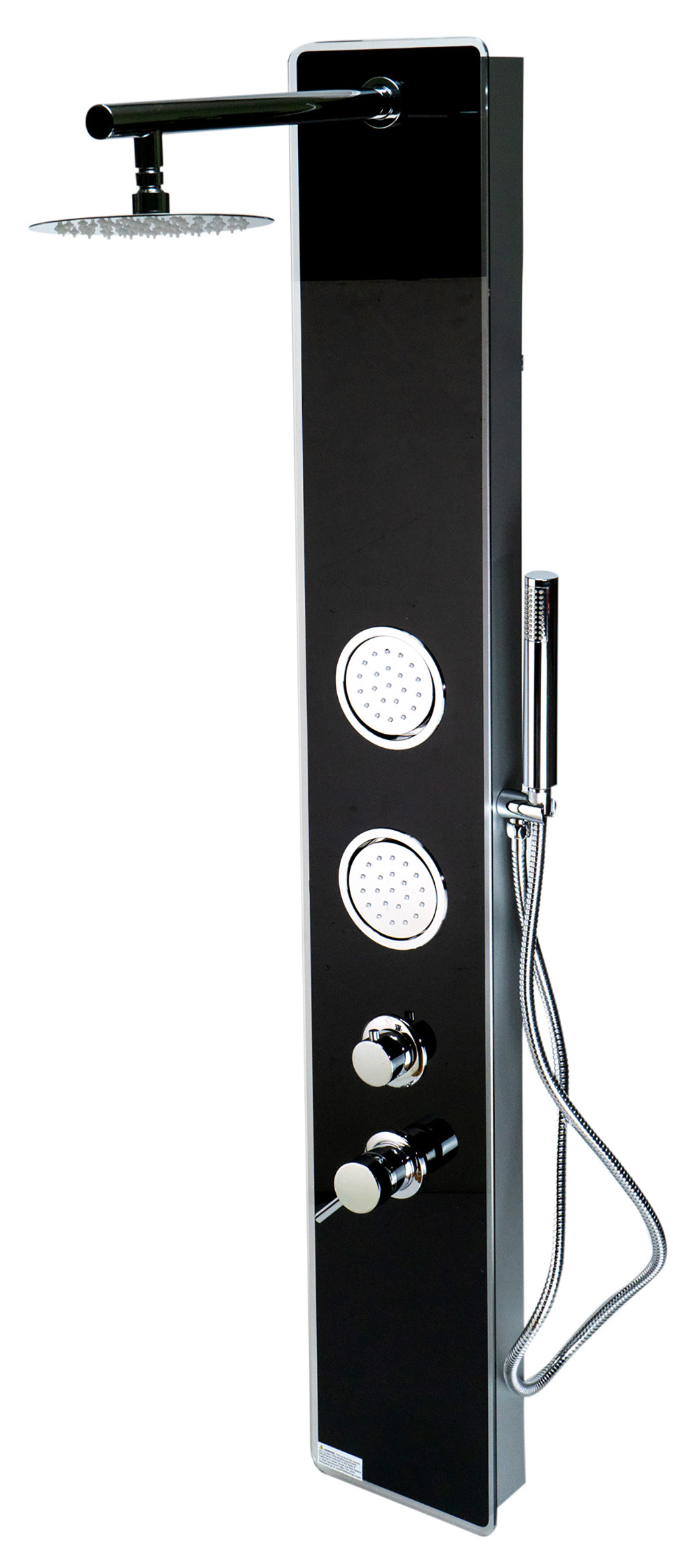 ALFI ABSP55B Black Glass Rain Shower Panel - image 5
