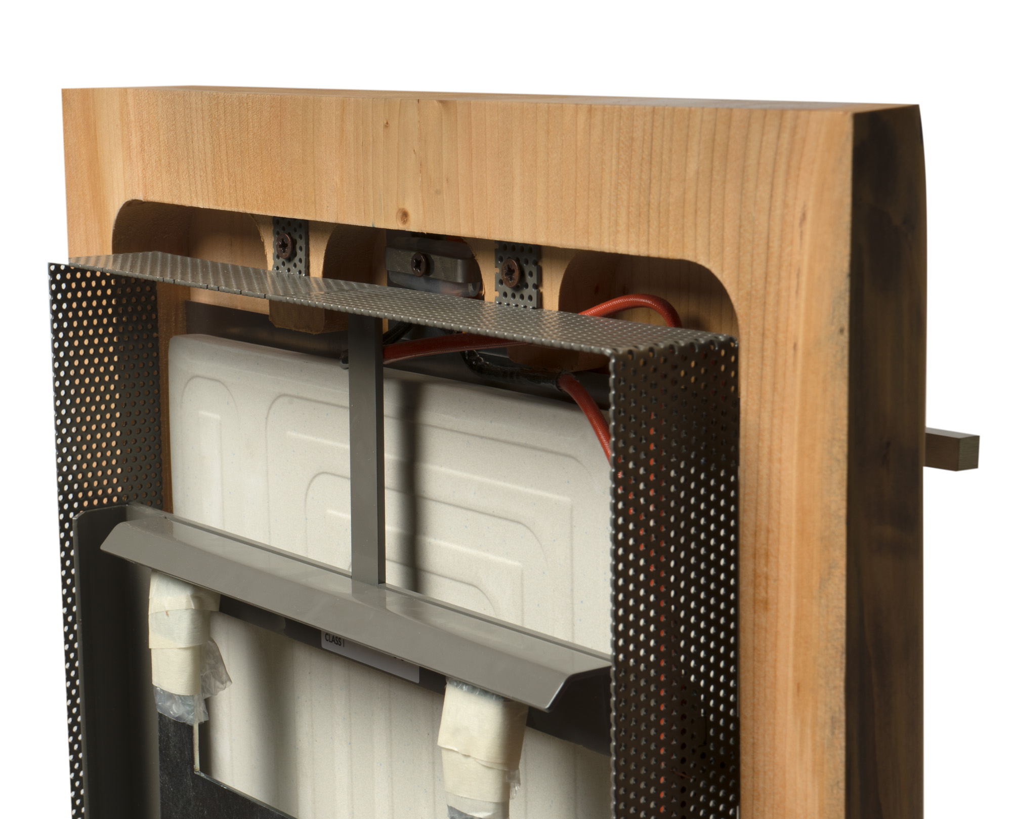 ALFI ABTW1632V Live Edge Cedar Wood Towel Warmer - image 7