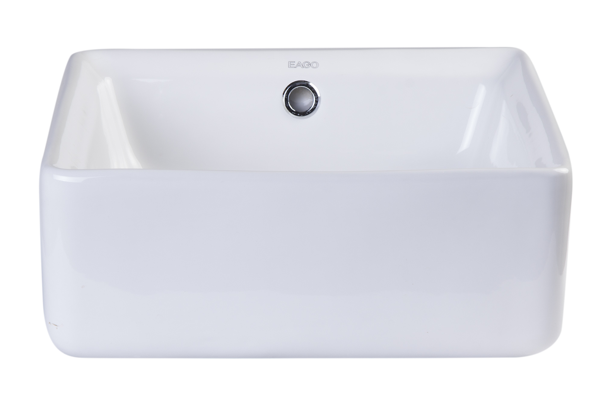 EAGO BA130 15" Square Ceramic Vessel Bathroom Sink - image 2