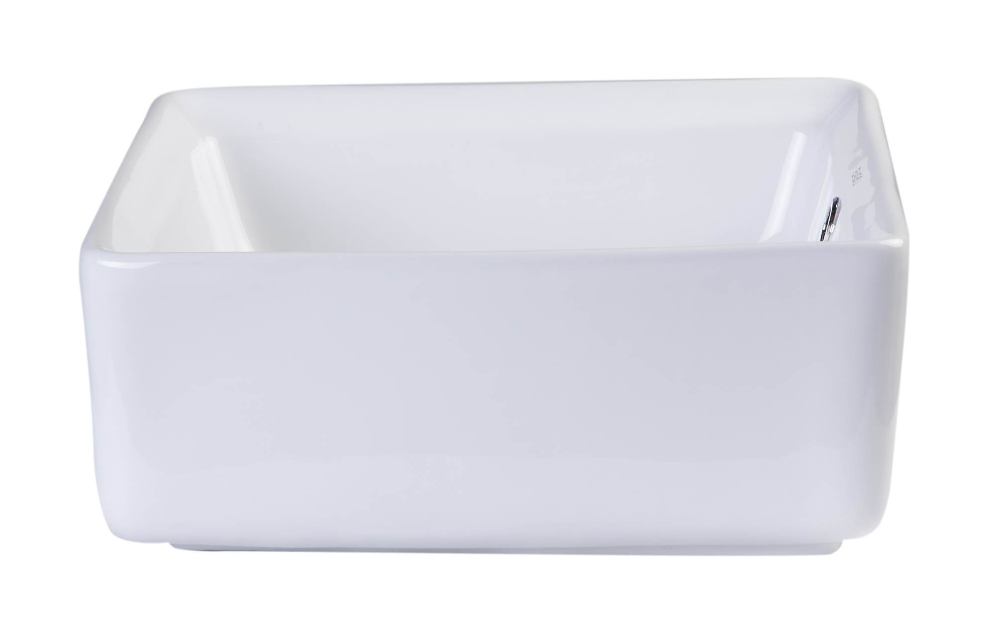 EAGO BA130 15" Square Ceramic Vessel Bathroom Sink - image 4