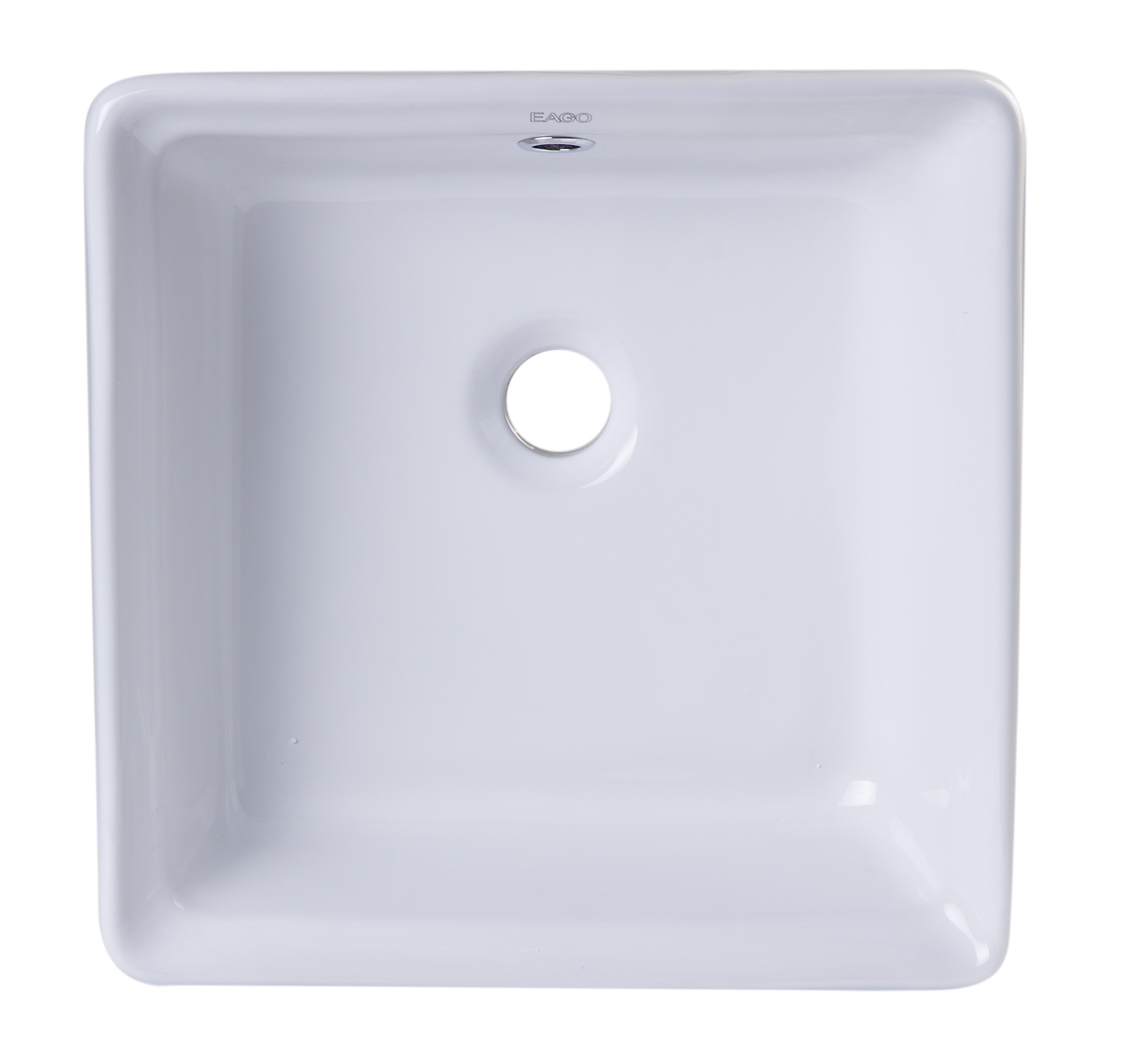 EAGO BA130 15" Square Ceramic Vessel Bathroom Sink - image 6