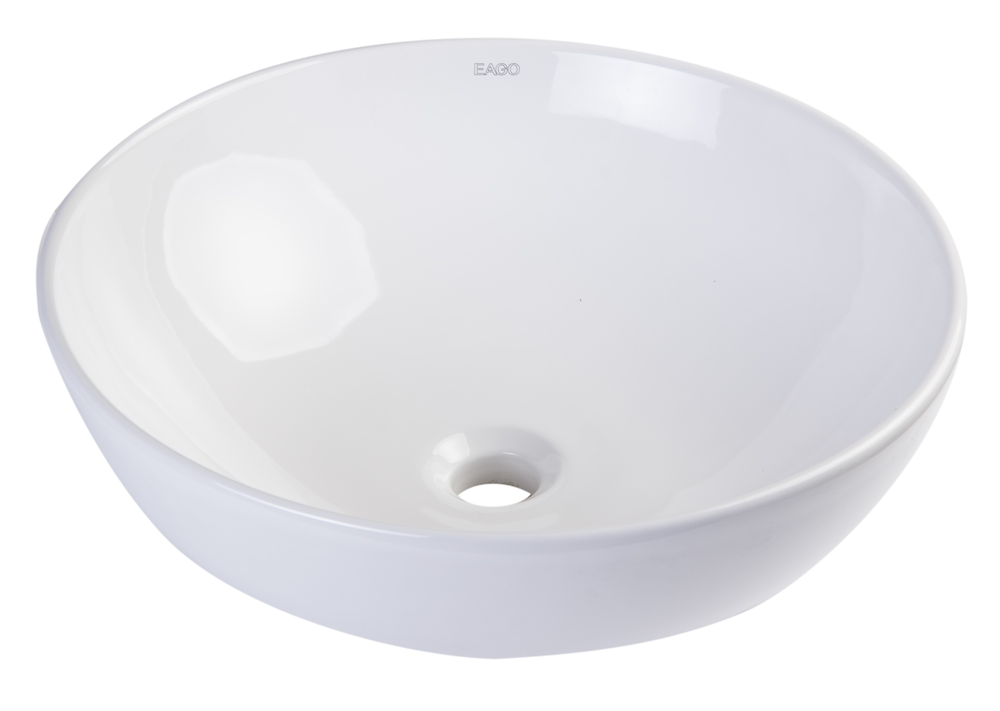EAGO BA351 18" Round Ceramic Above Mount Bathroom Sink - image 4