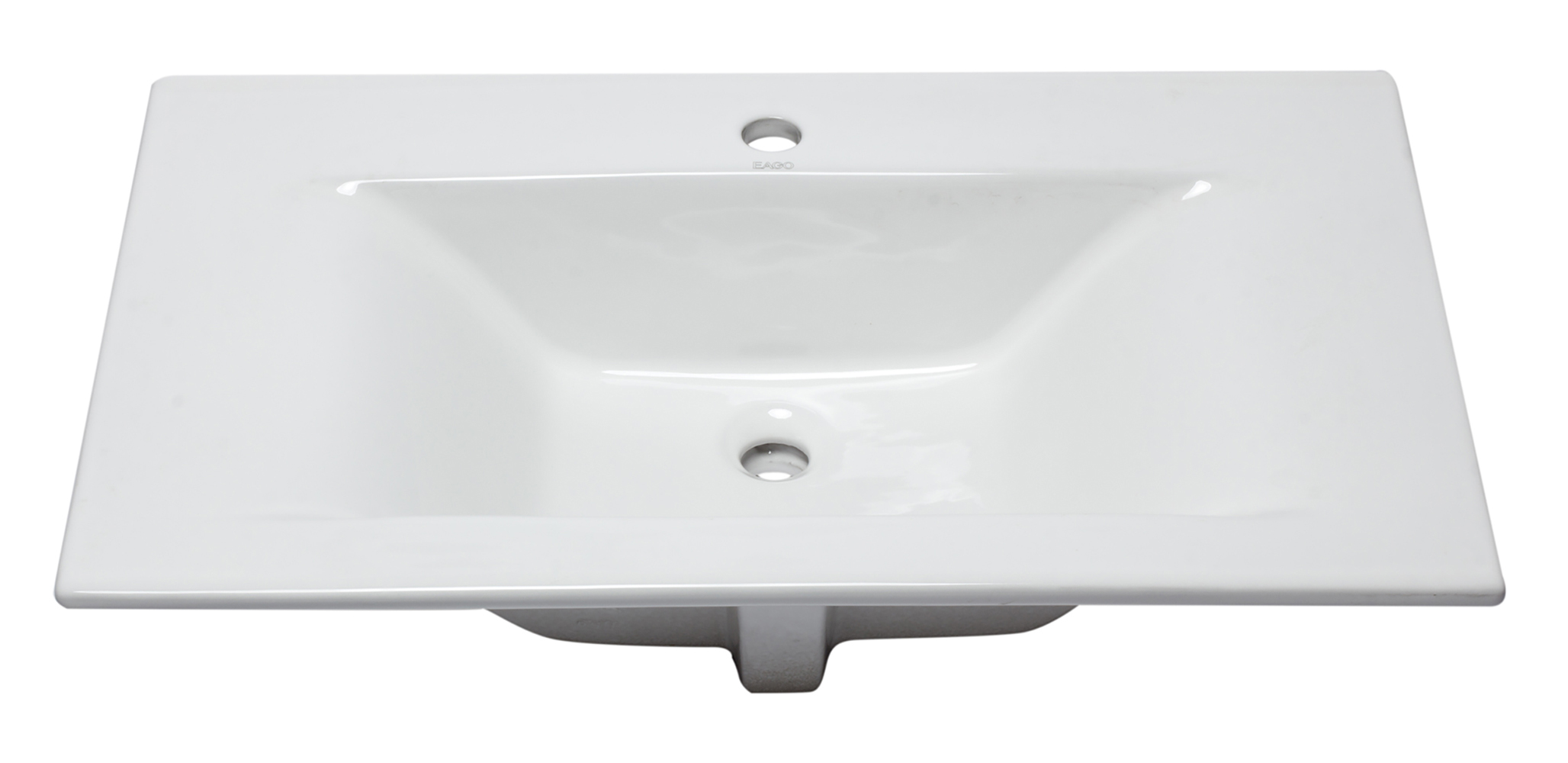 EAGO BB127 Ceramic Drop-In Bathroom Sink - image 2
