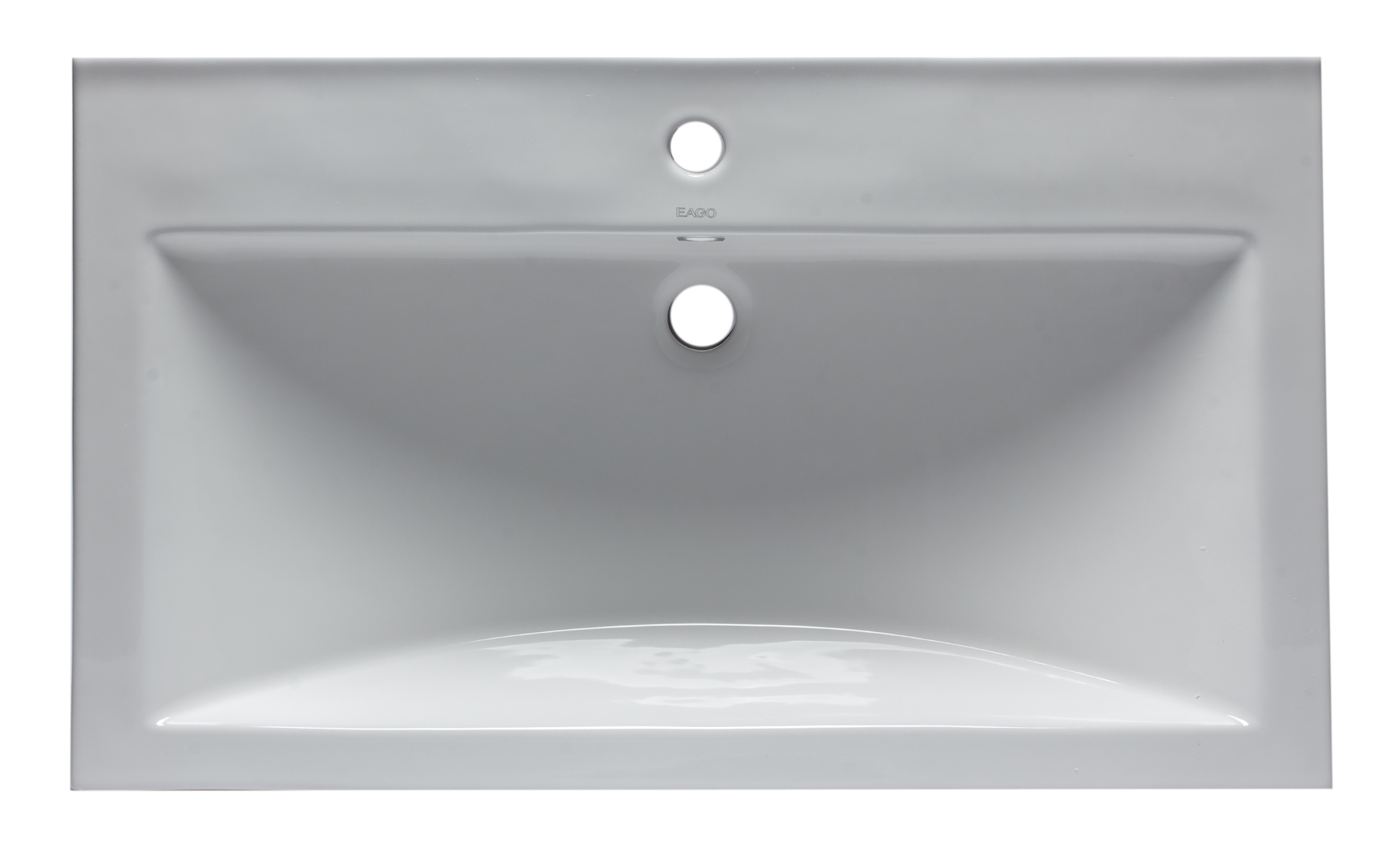 EAGO BH001 Ceramic Rectangular Drop-In Bathroom Sink - image 4