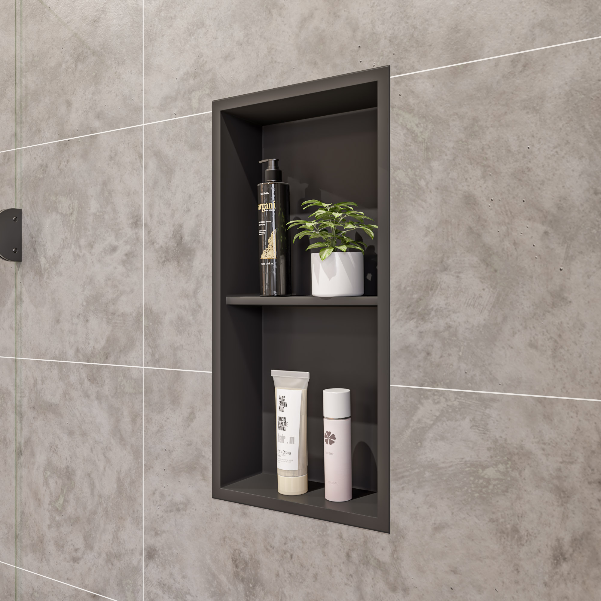 ALFI ABNC1224 Double Shelf Shower Niche - image 1