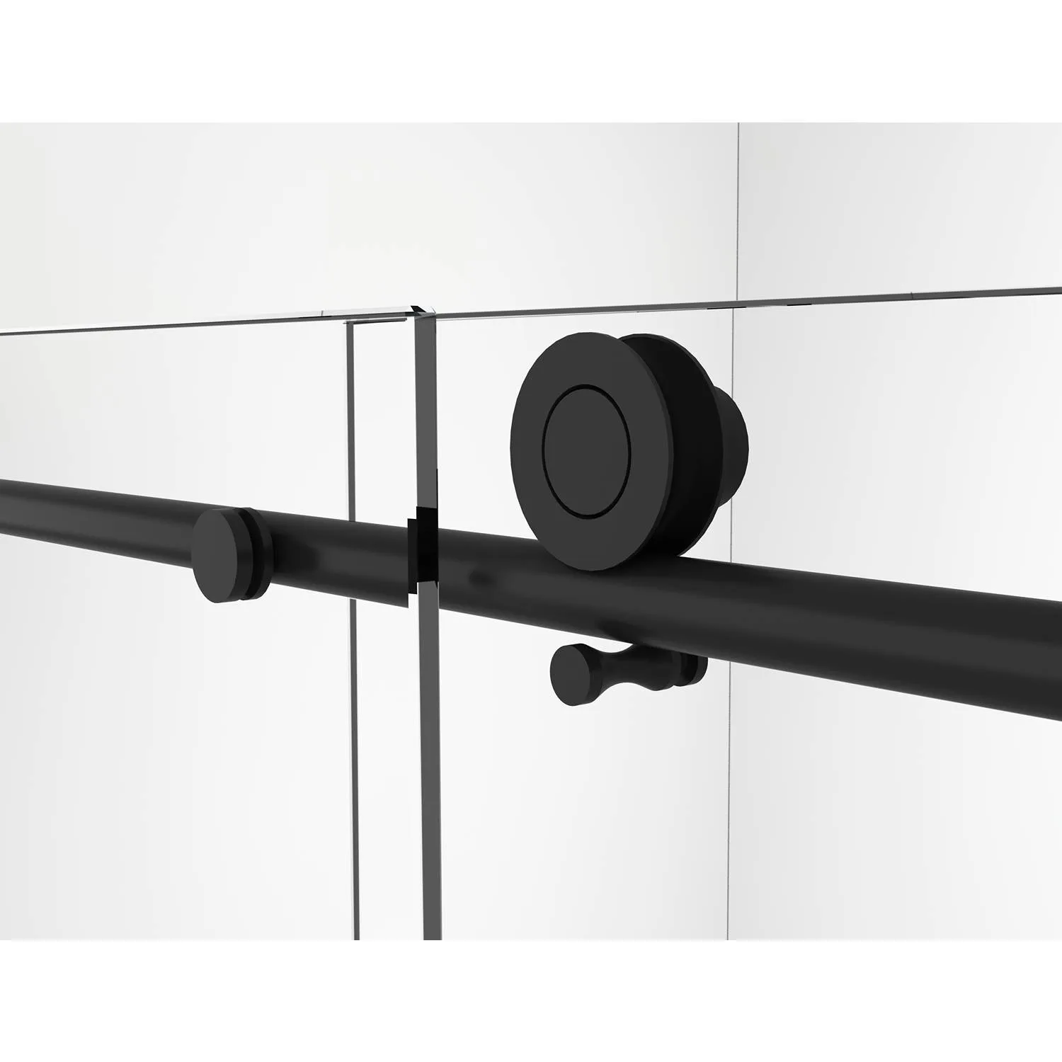 Legion Furniture 61-65 Inch Single Sliding Frameless Shower Door - image 5