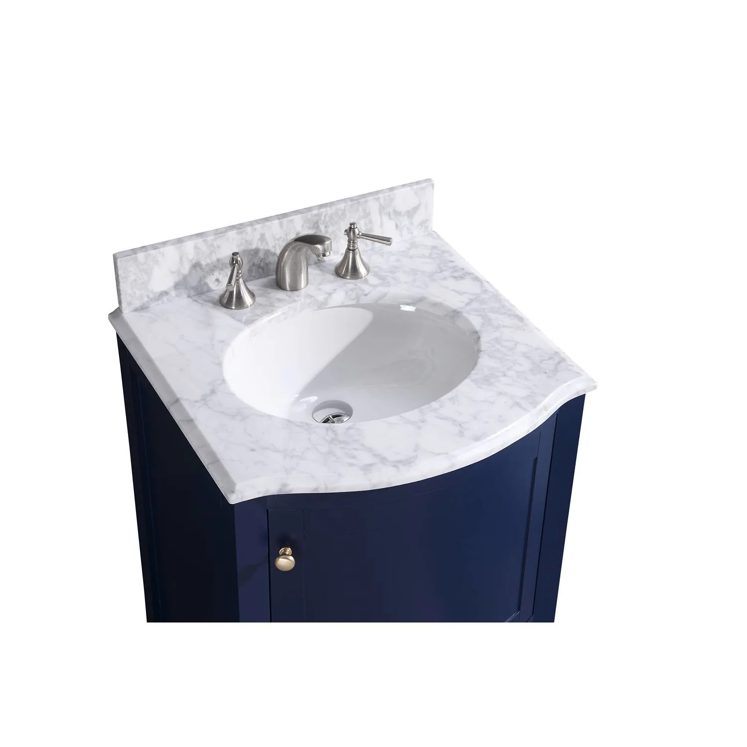 Legion Furniture 24 Inch Marble Top White Ceramic Sink Vanity Cabinet - image 5