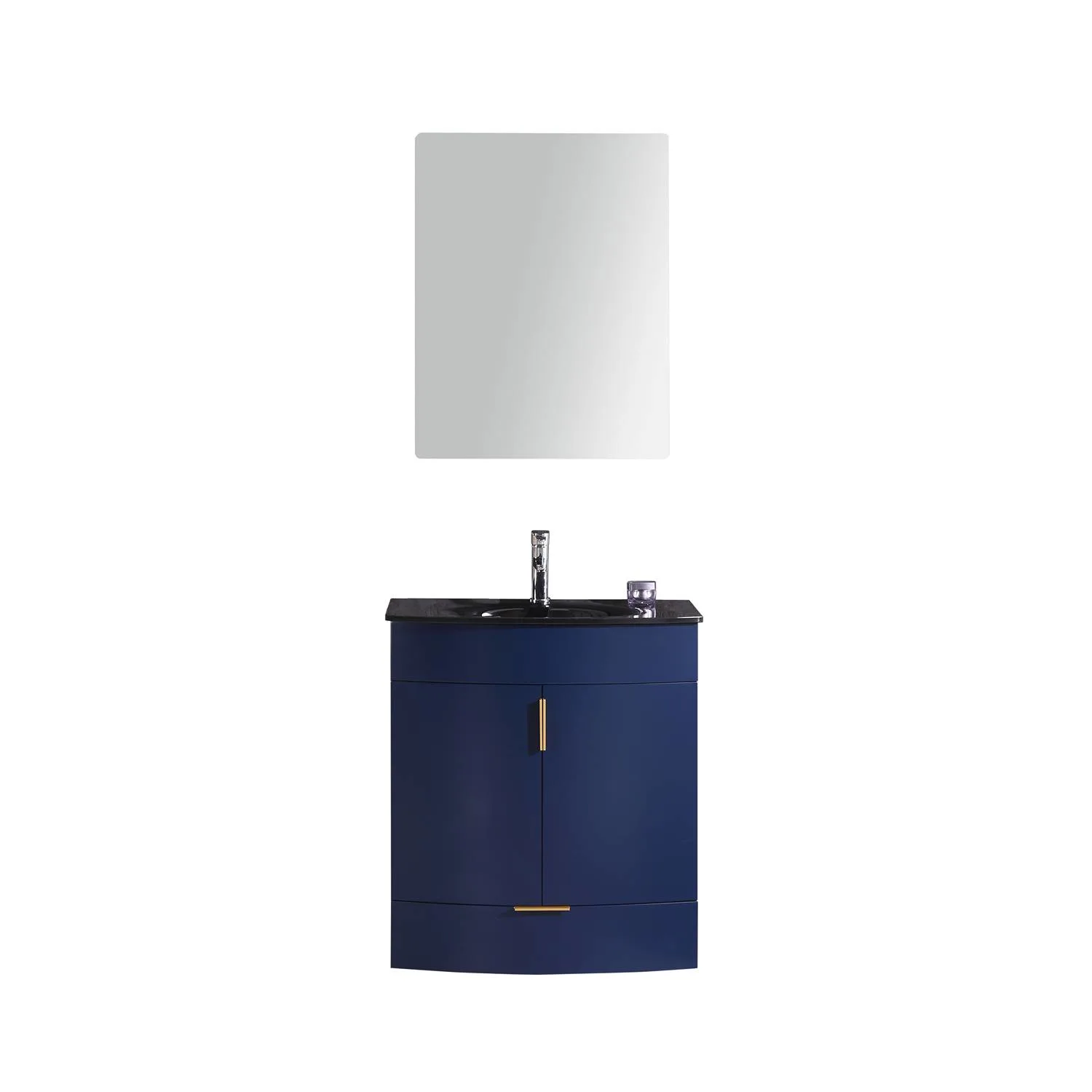 Legion Furniture 30 Inch Tempered Glass Top and Sink Vanity Cabinet