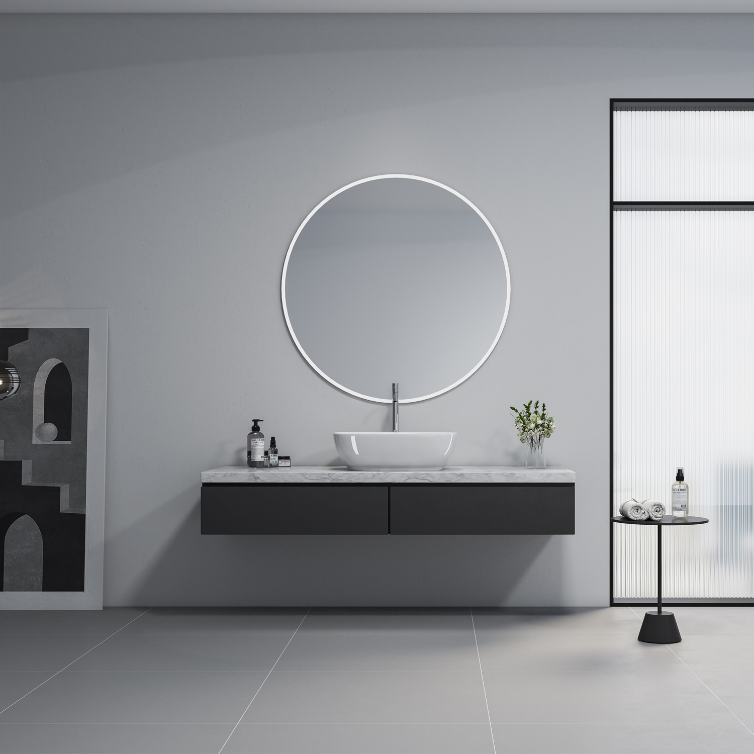 Altair Tahoe Oval Ceramic Bathroom Vanity Sink - image 9