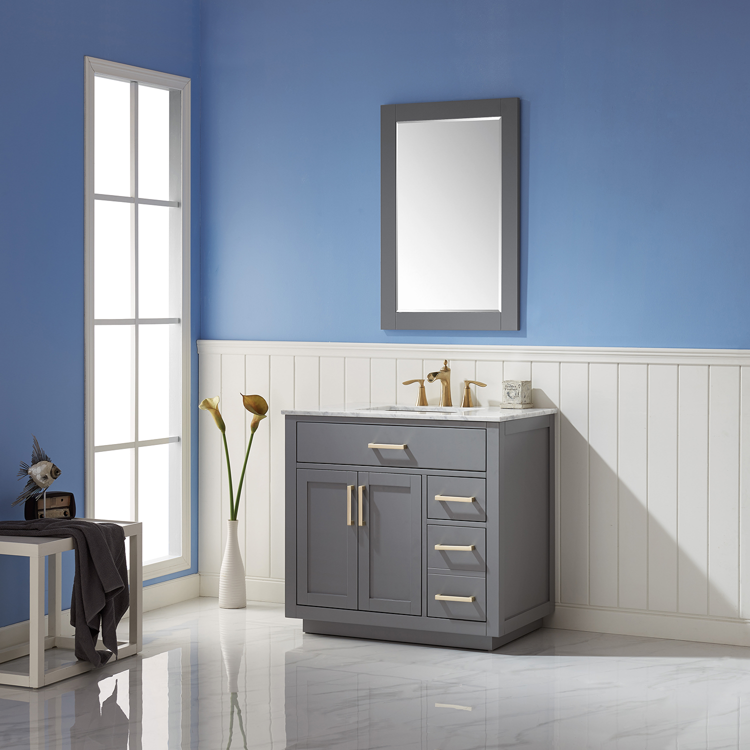 Altair Ivy 36-Inch Single Bathroom Vanity - image 3