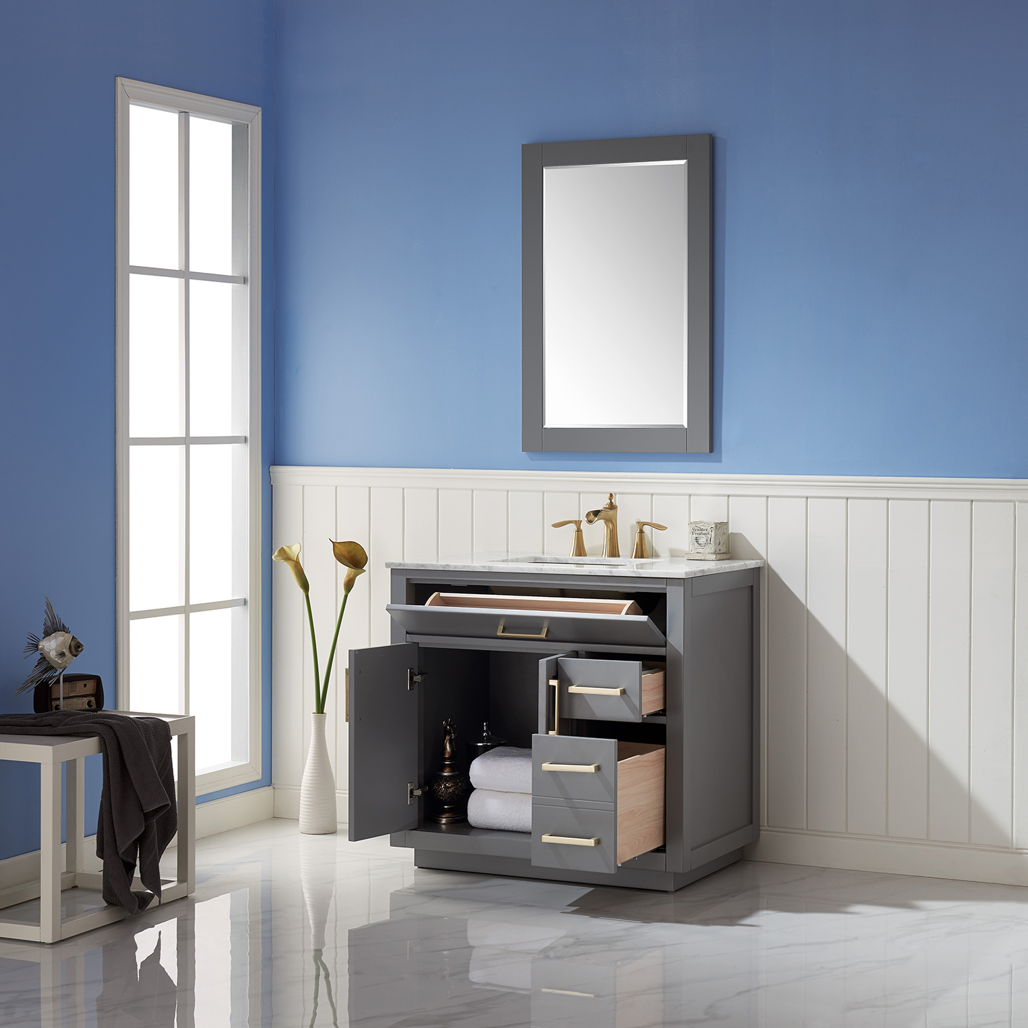 Altair Ivy 36-Inch Single Bathroom Vanity - image 4