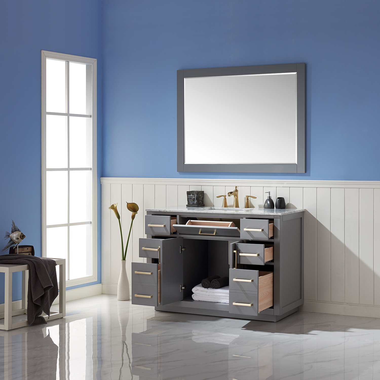 Altair Ivy 48-Inch Single Bathroom Vanity - image 4