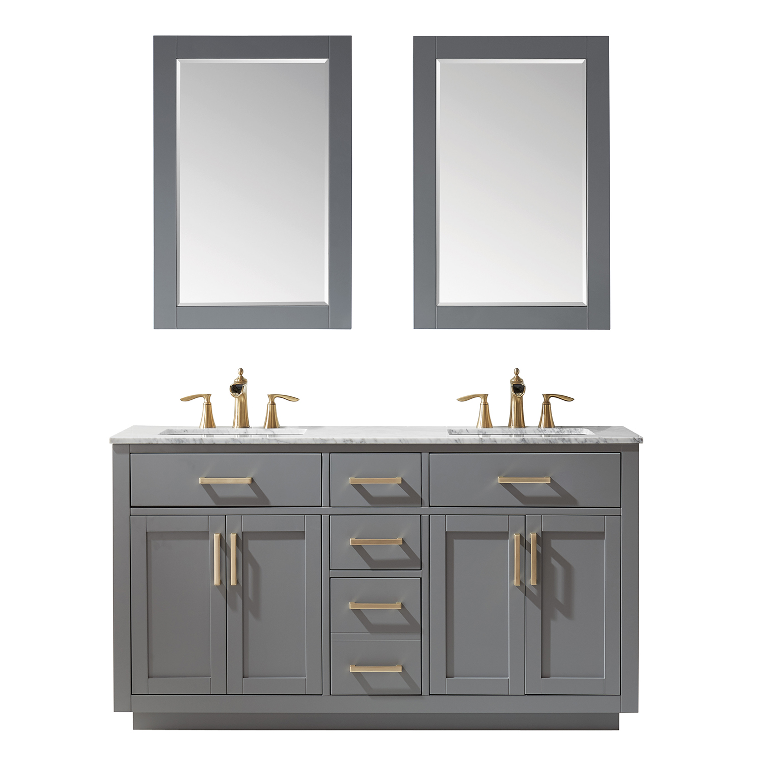 Altair Ivy 60-Inch Double Bathroom Vanity - image 1
