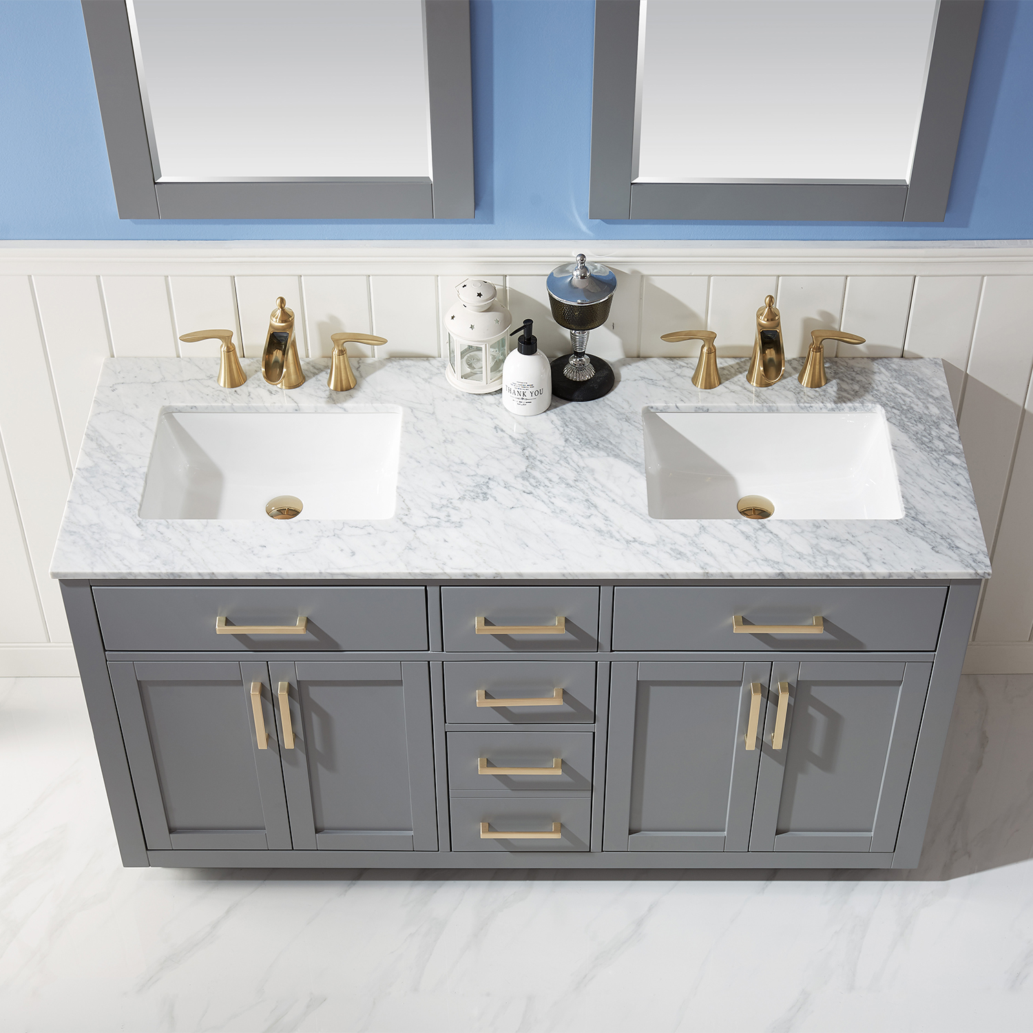 Altair Ivy 60-Inch Double Bathroom Vanity - image 5