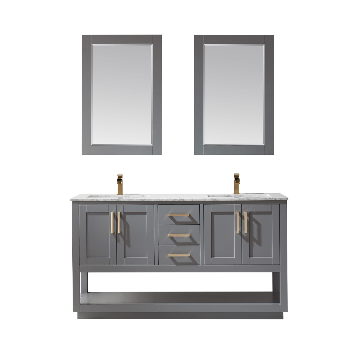 Altair Remi 60 Double Bathroom Vanity - image 1