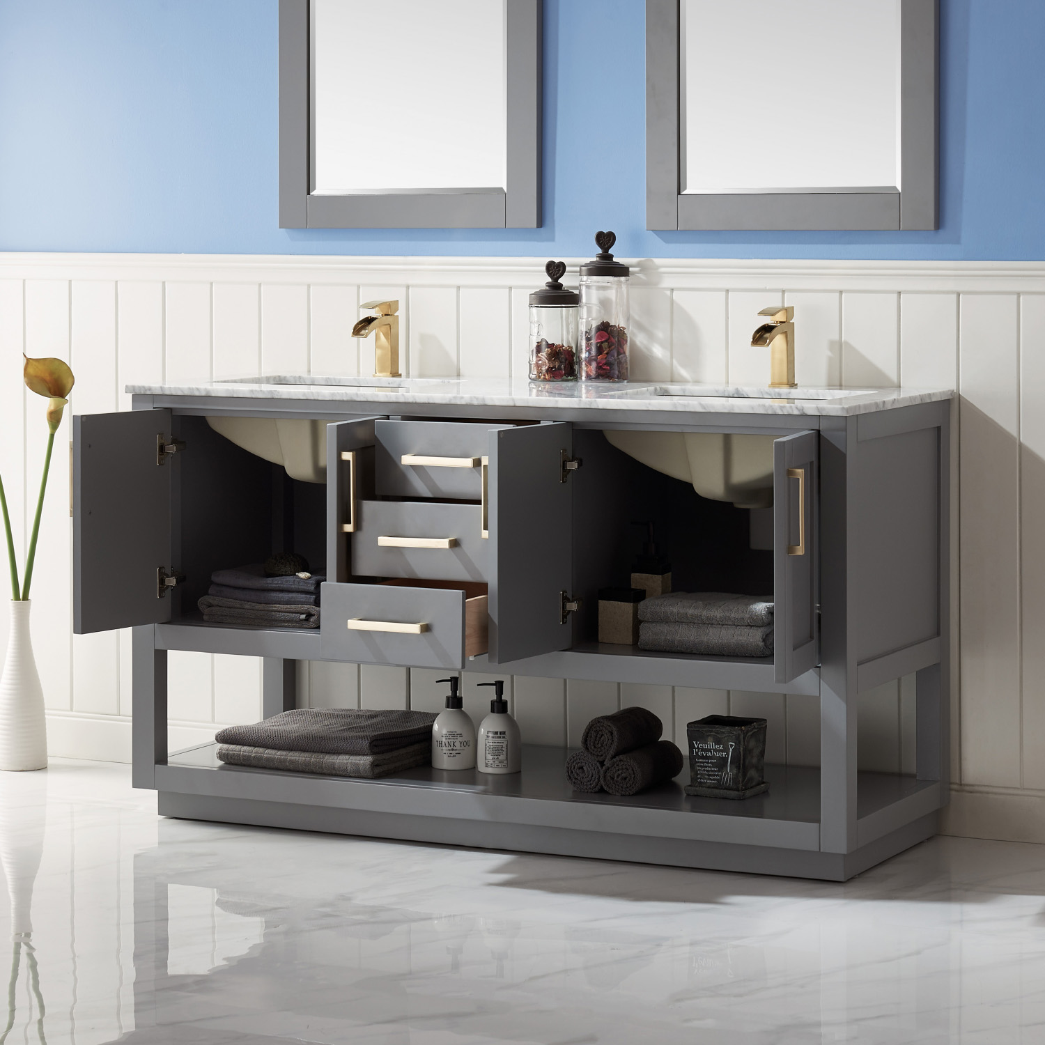 Altair Remi 60 Double Bathroom Vanity - image 6