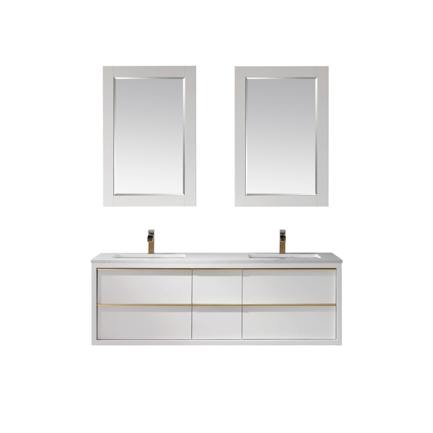 Altair Morgan 60 Double Bathroom Vanity - image 1