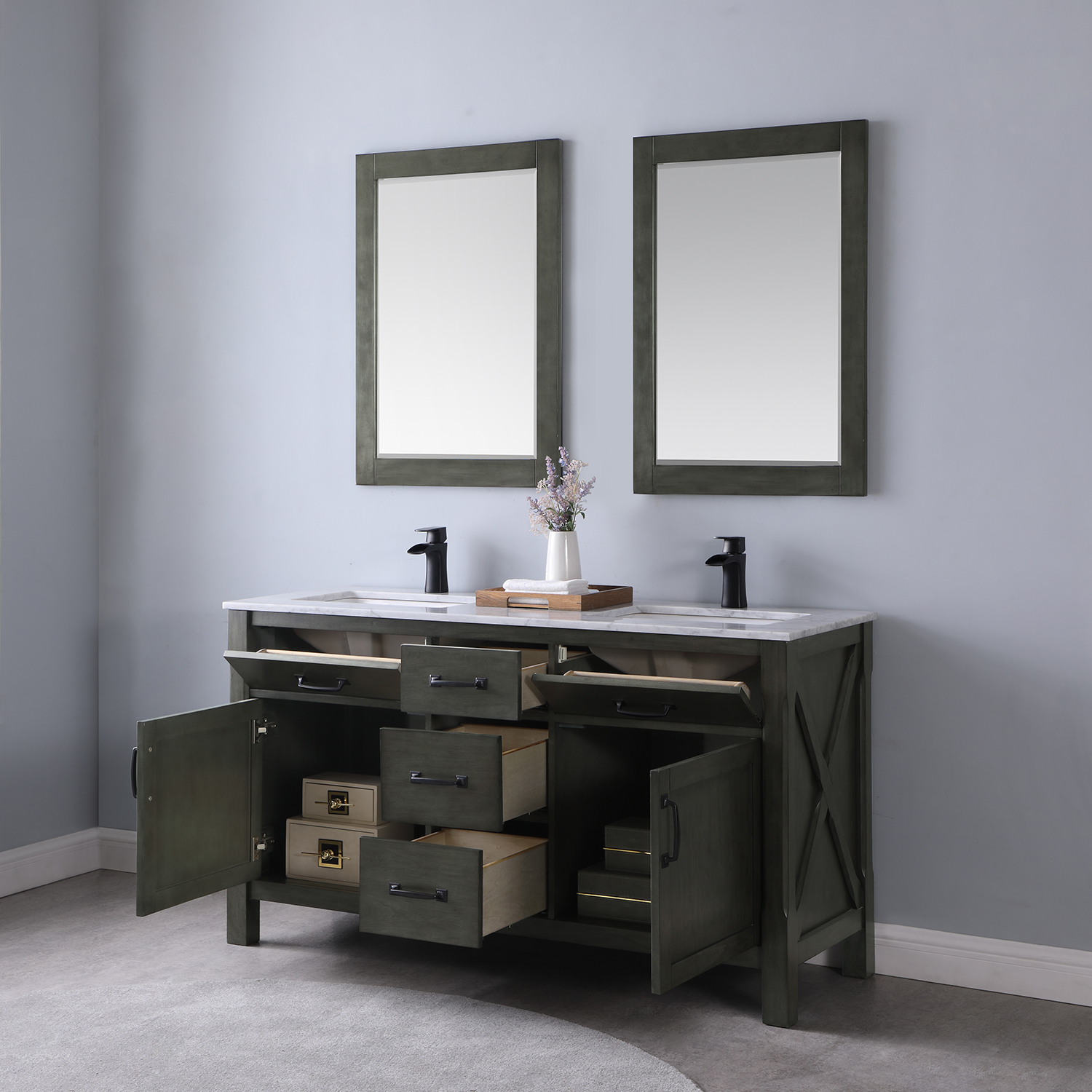 Altair Maribella 60" Double Bathroom Vanity - image 3