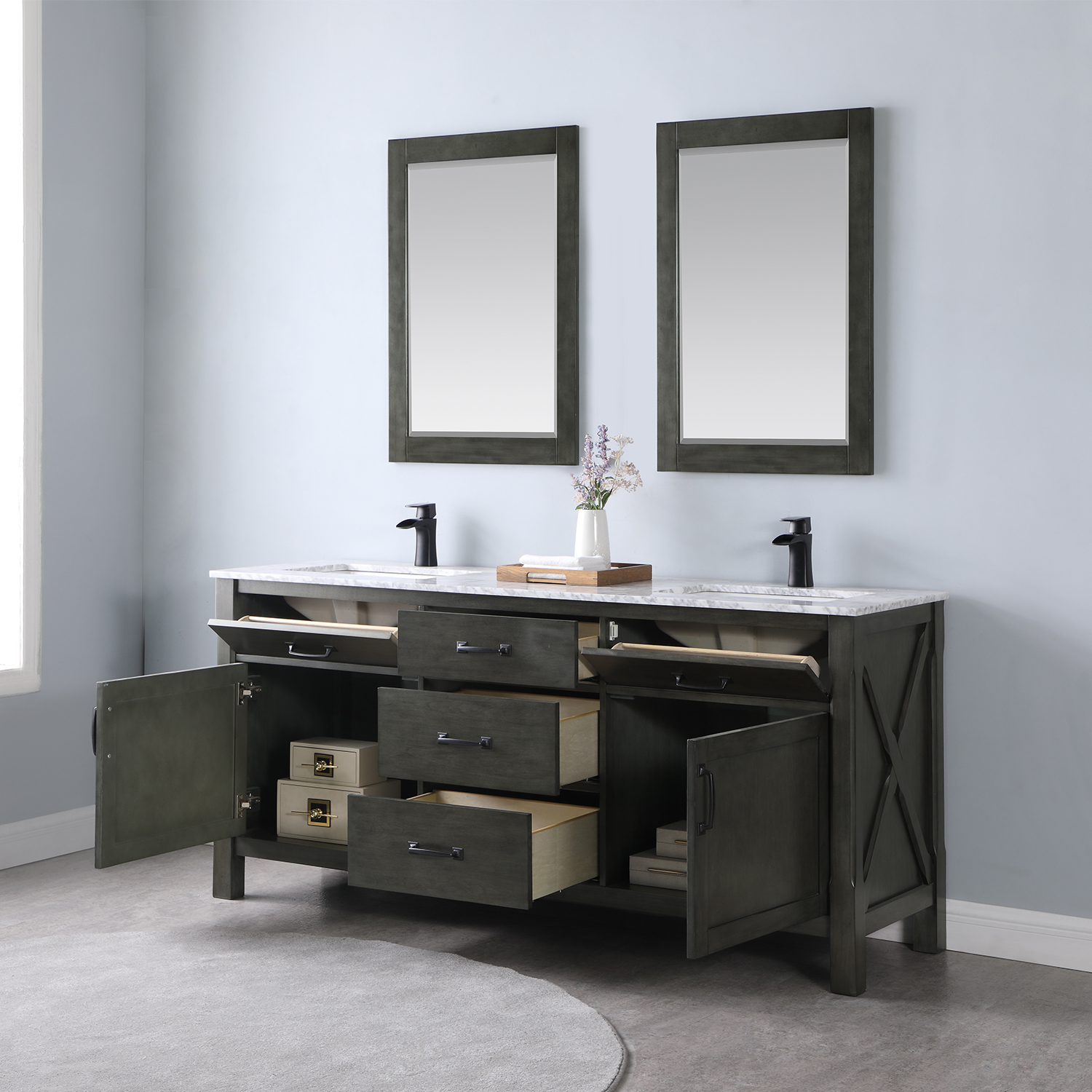 Altair Maribella 72" Double Bathroom Vanity - image 3