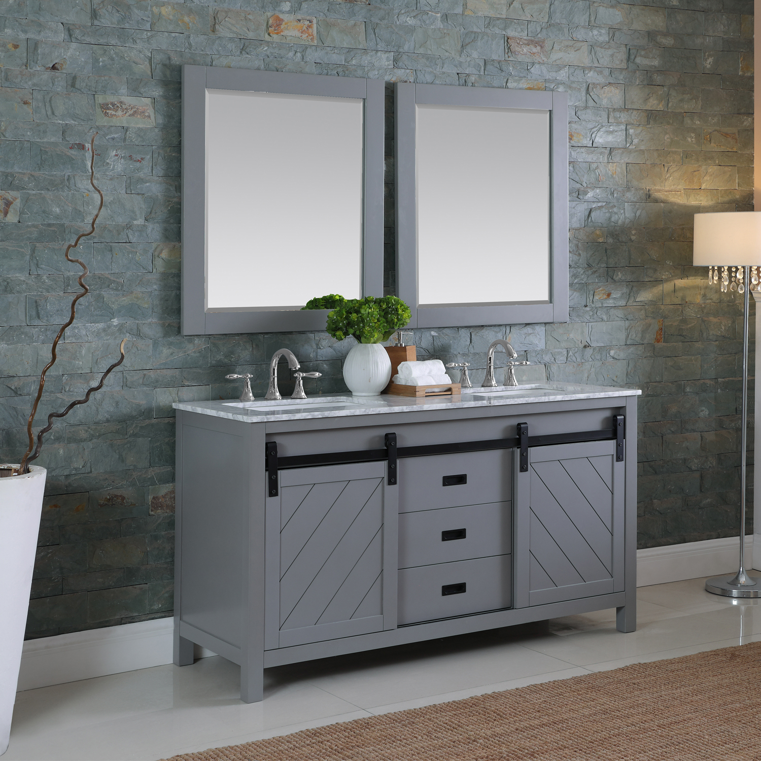 Altair Kinsley 60" Double Bathroom Vanity - image 3