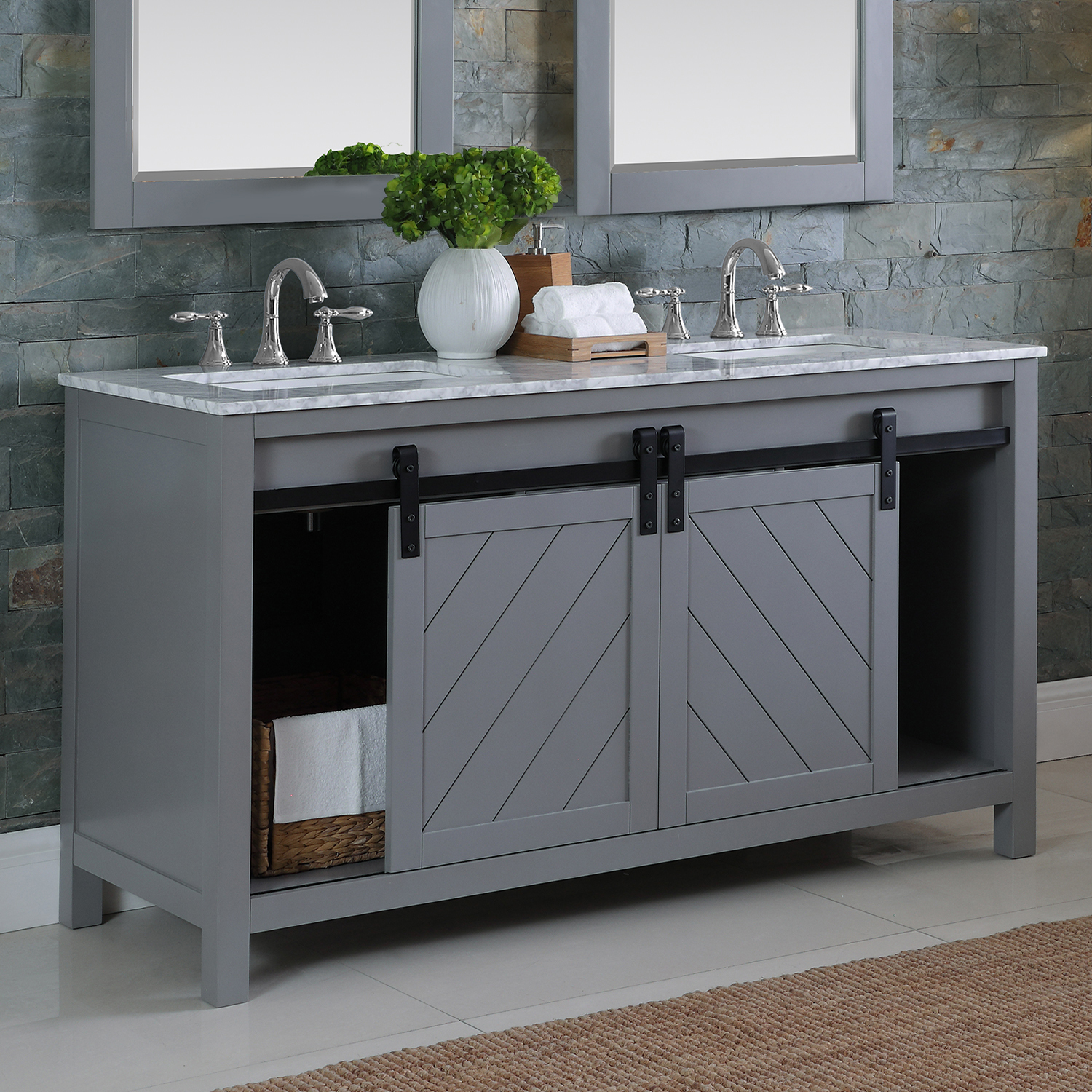Altair Kinsley 60" Double Bathroom Vanity - image 9