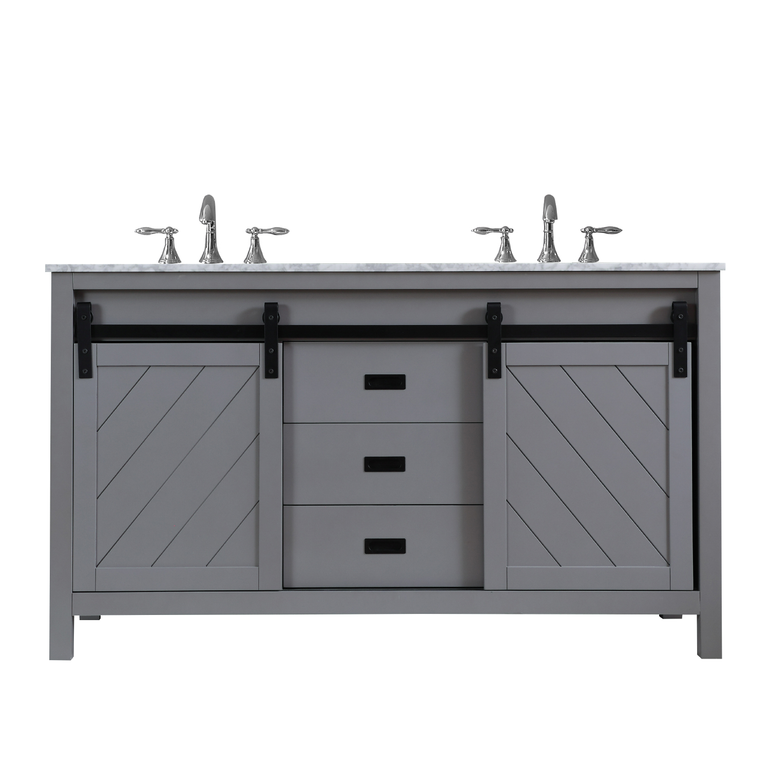 Altair Kinsley 60" Double Bathroom Vanity