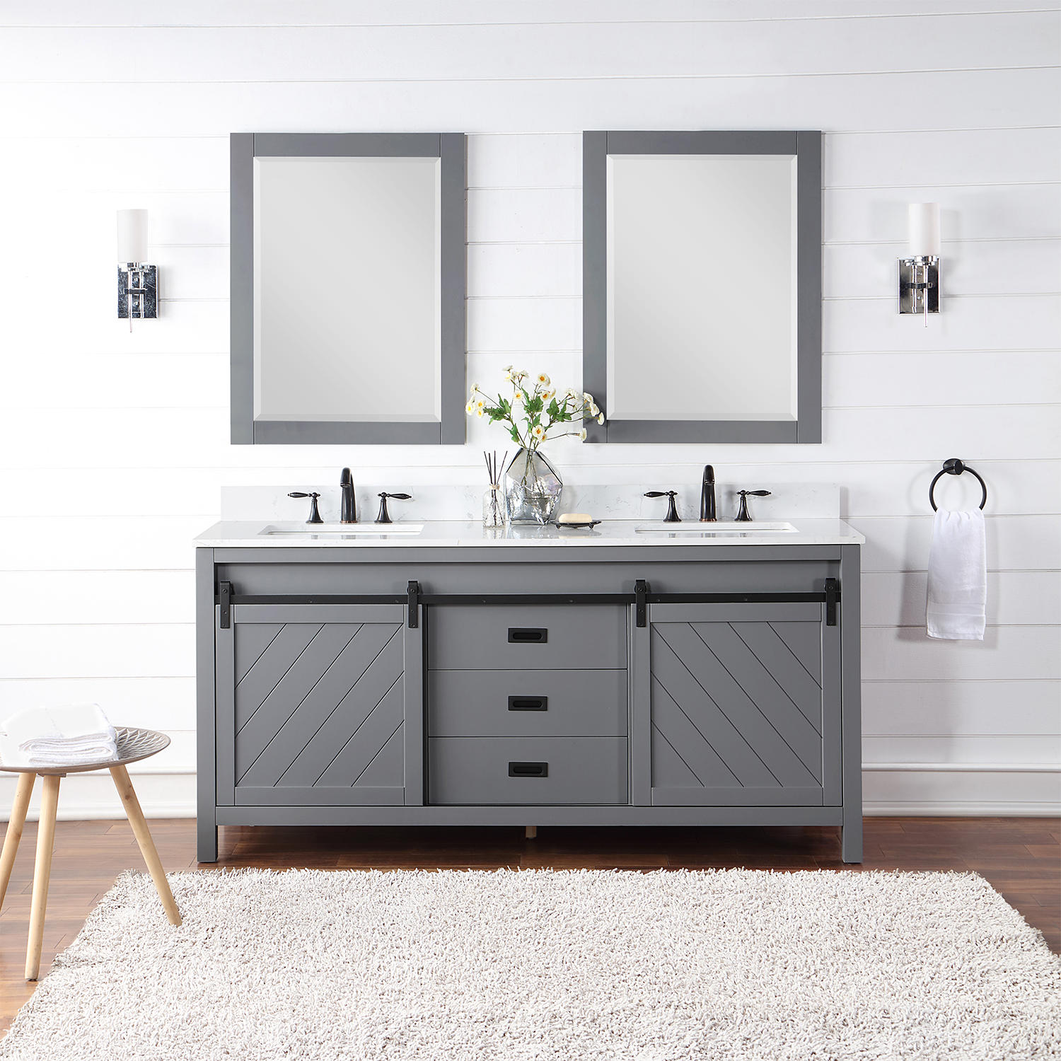 Altair Kinsley 72 Double Bathroom Vanity - image 2