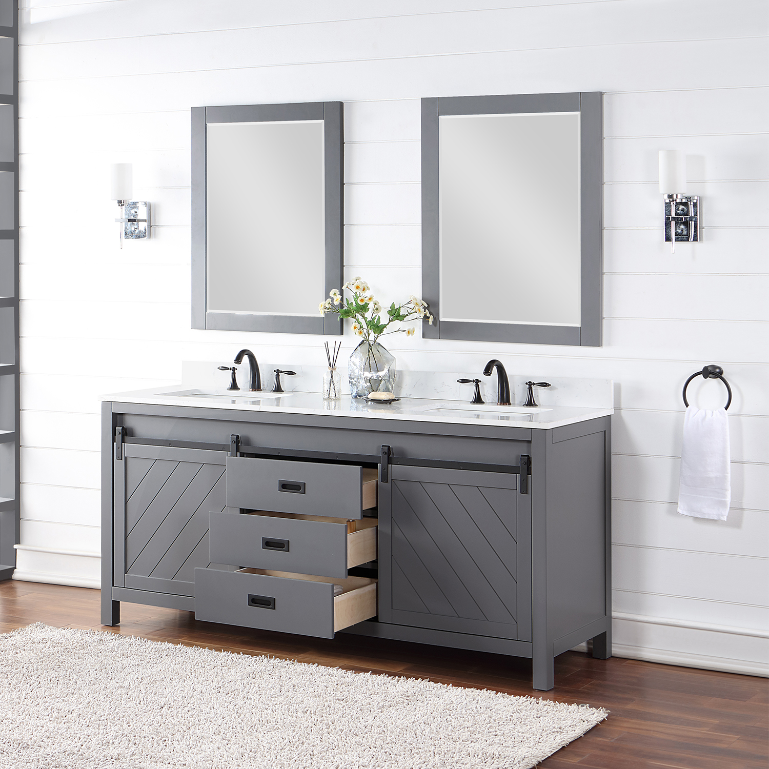 Altair Kinsley 72 Double Bathroom Vanity - image 4