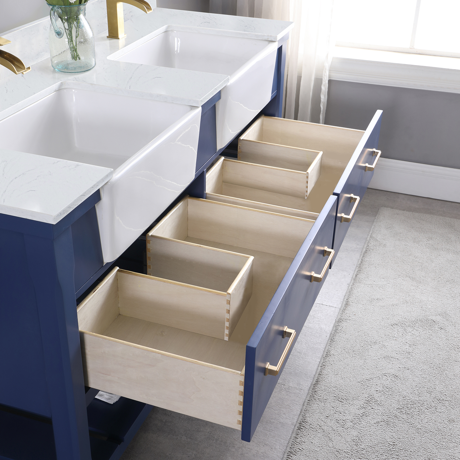 Altair Georgia 60" Double Bathroom Vanity - image 7