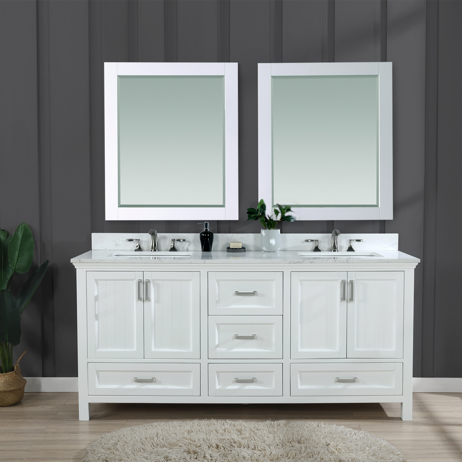 Altair Isla 72 Double Bathroom Vanity - image 2