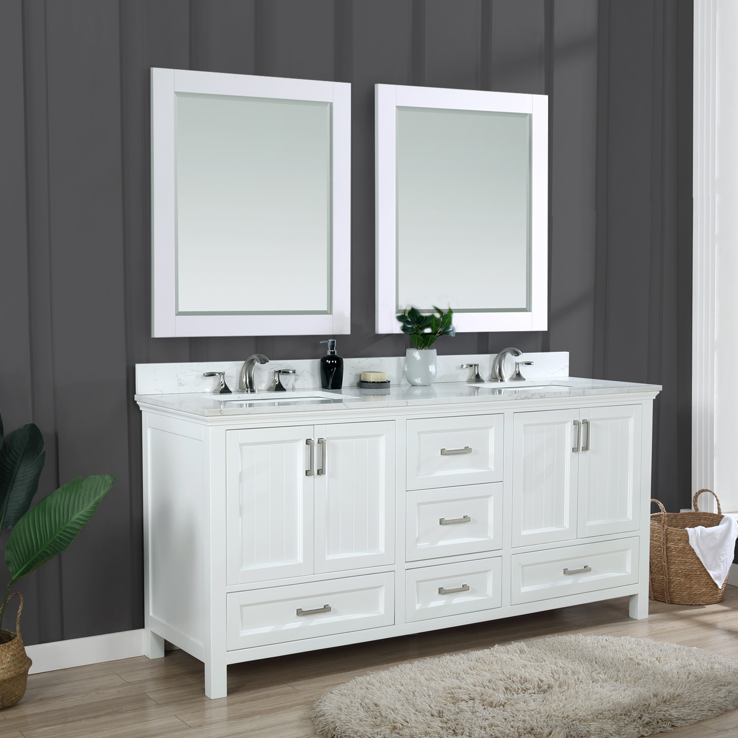 Altair Isla 72 Double Bathroom Vanity - image 3