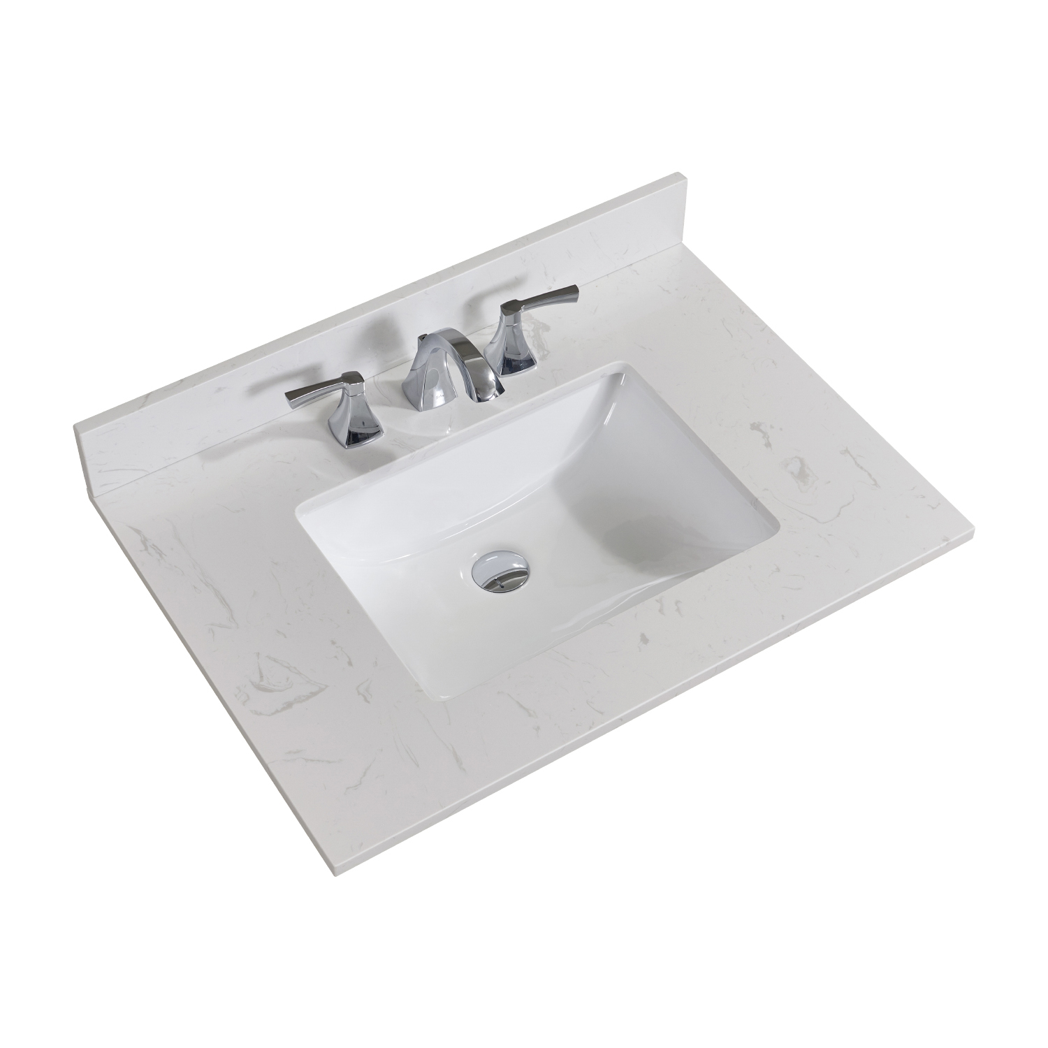 Altair Frosinone Jazz White Bathroom Vanity Top - image 2