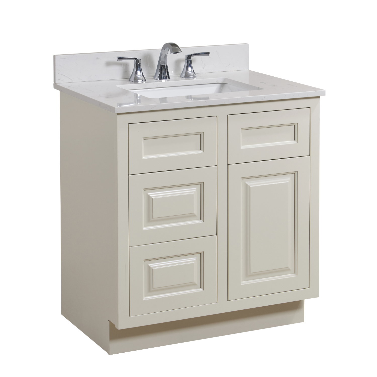 Altair Frosinone Jazz White Bathroom Vanity Top - image 4