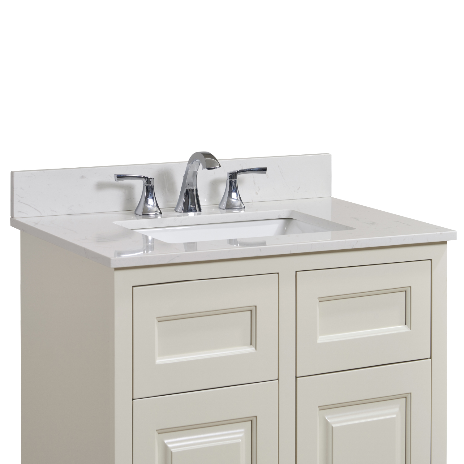 Altair Frosinone Jazz White Bathroom Vanity Top - image 6