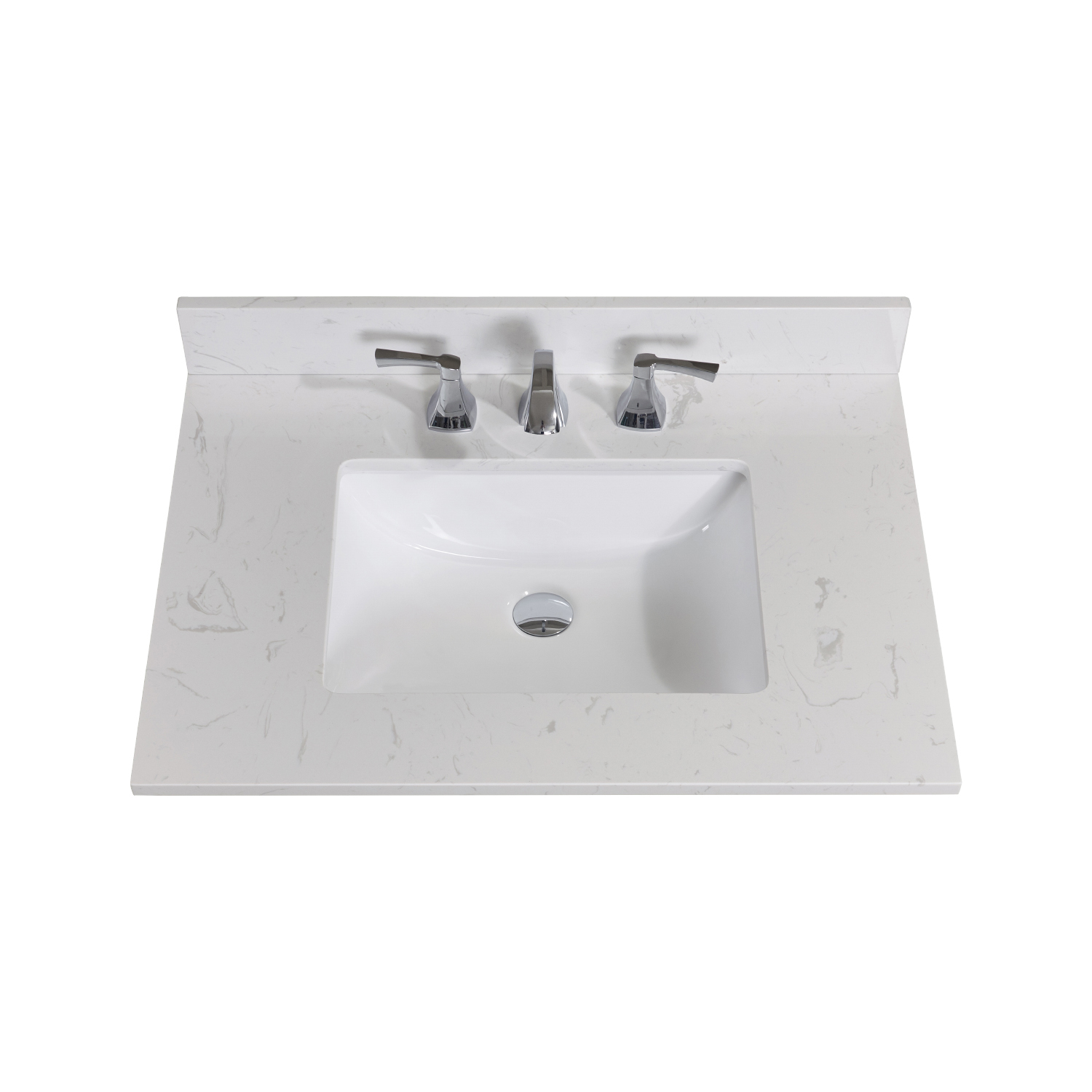 Altair Frosinone Jazz White Bathroom Vanity Top