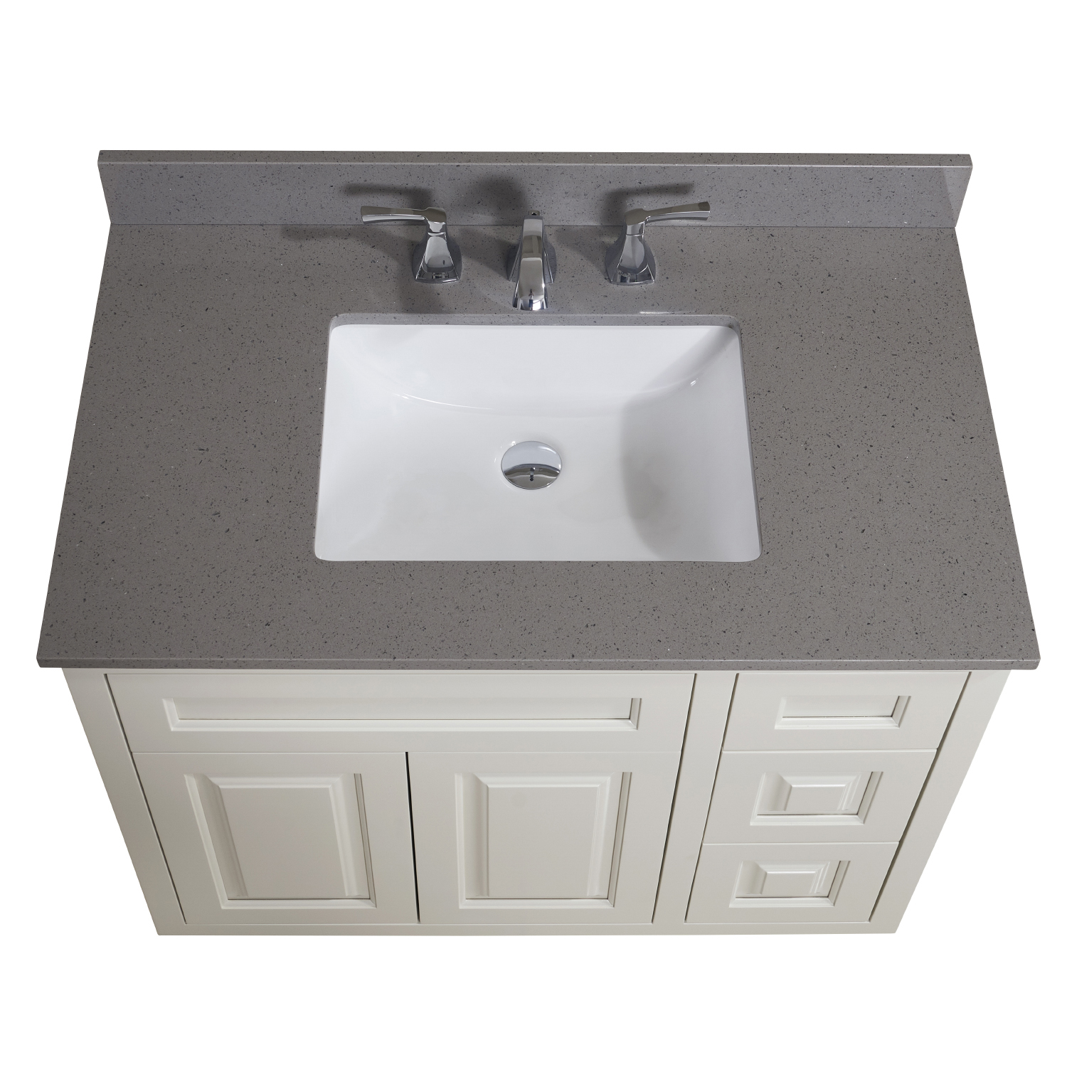 Altair Imperia Mountain Gray Bathroom Vanity Top - image 5