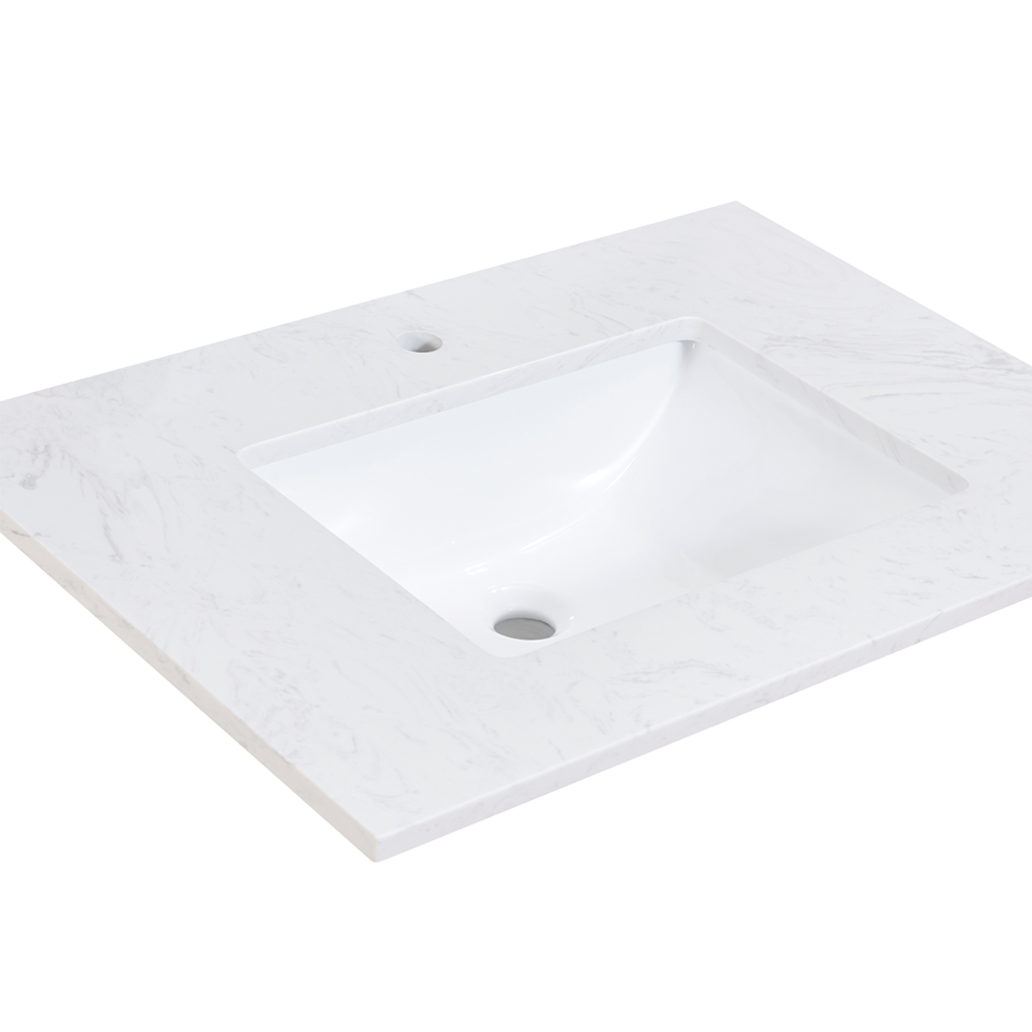 Altair Salerno Aosta White Bathroom Vanity Top - image 2