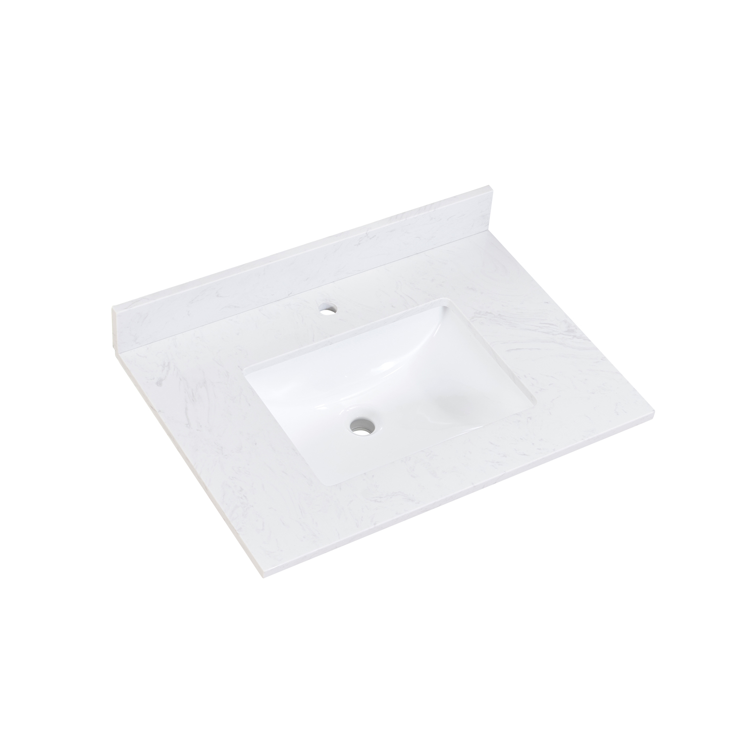 Altair Salerno Aosta White Bathroom Vanity Top