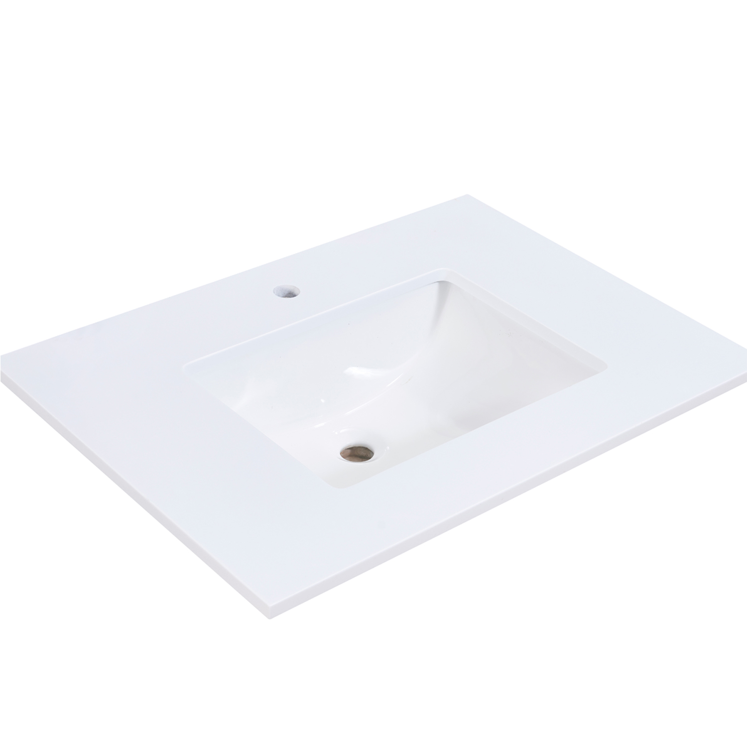 Altair Viterbo Snow White Bathroom Vanity Top - image 2