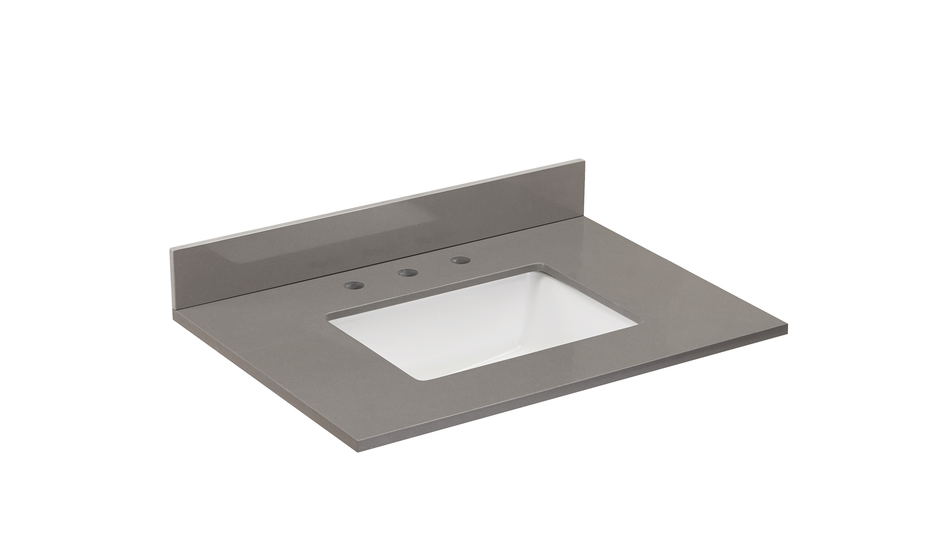 Altair Madrid Concrete Grey Bathroom Vanity Top - image 1