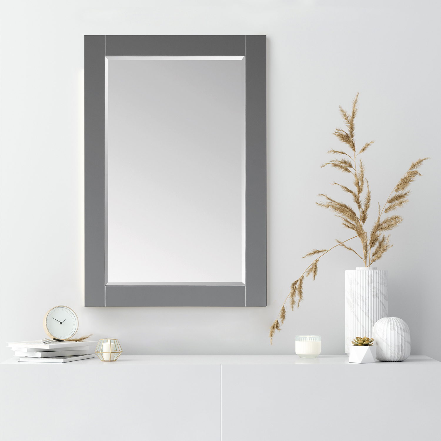 Altair Ivy Wood Framed Vanity Mirror - image 3