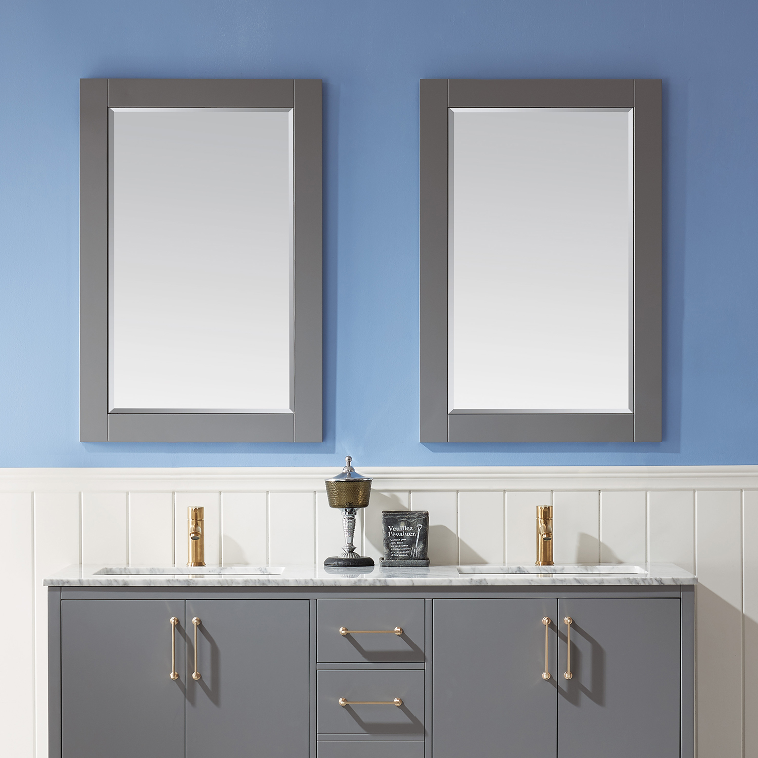 Altair Ivy Wood Framed Vanity Mirror - image 5
