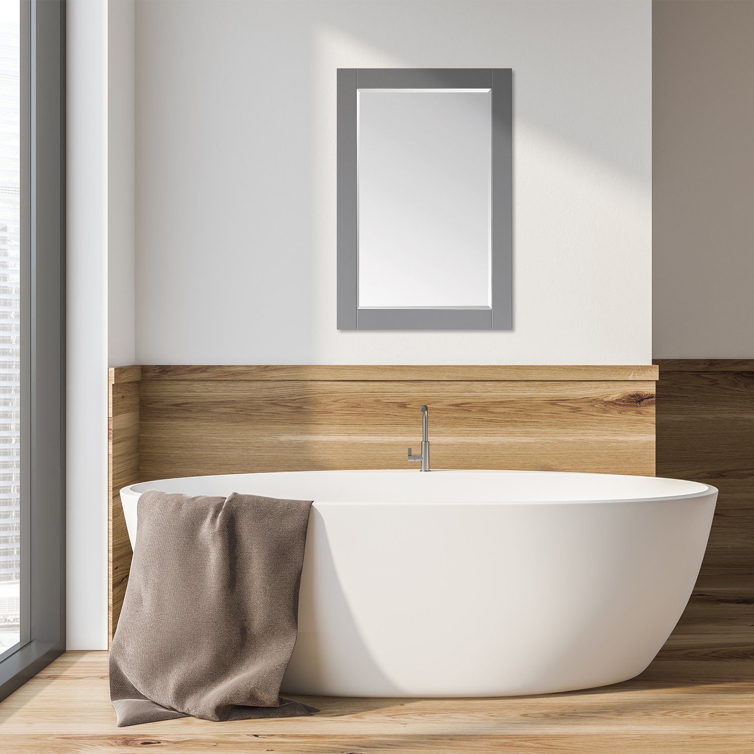 Altair Ivy Wood Framed Vanity Mirror - image 6