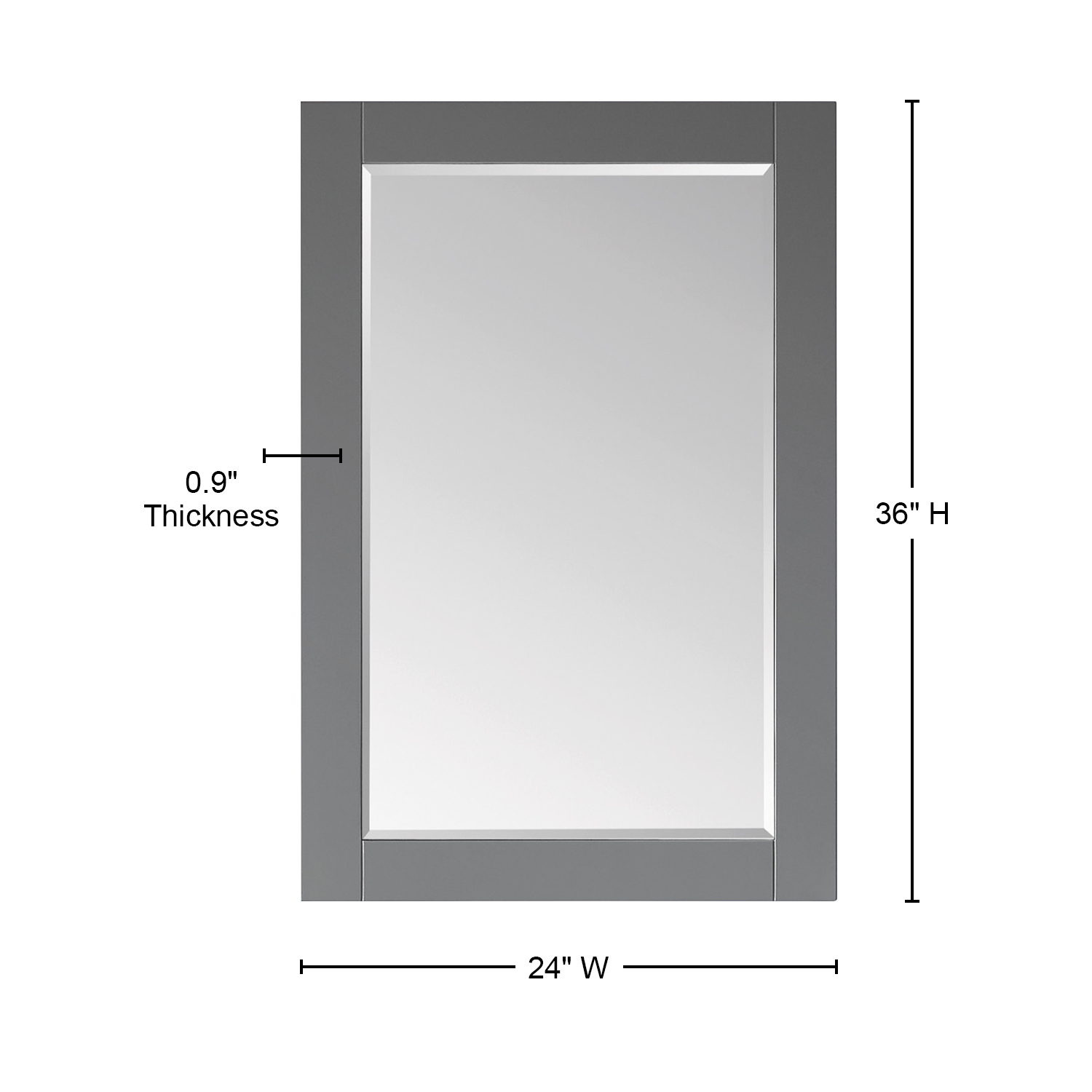 Altair Ivy Wood Framed Vanity Mirror - image 8