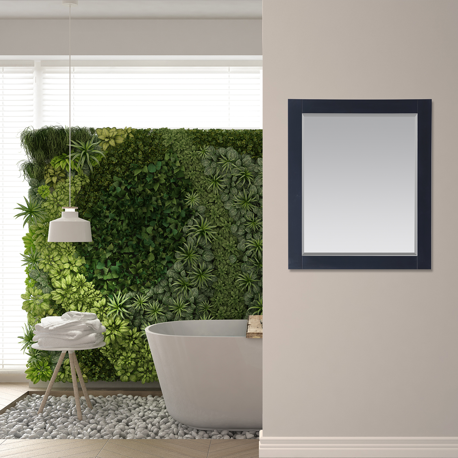 Altair Maribella Wood Framed Vanity Mirror - image 6