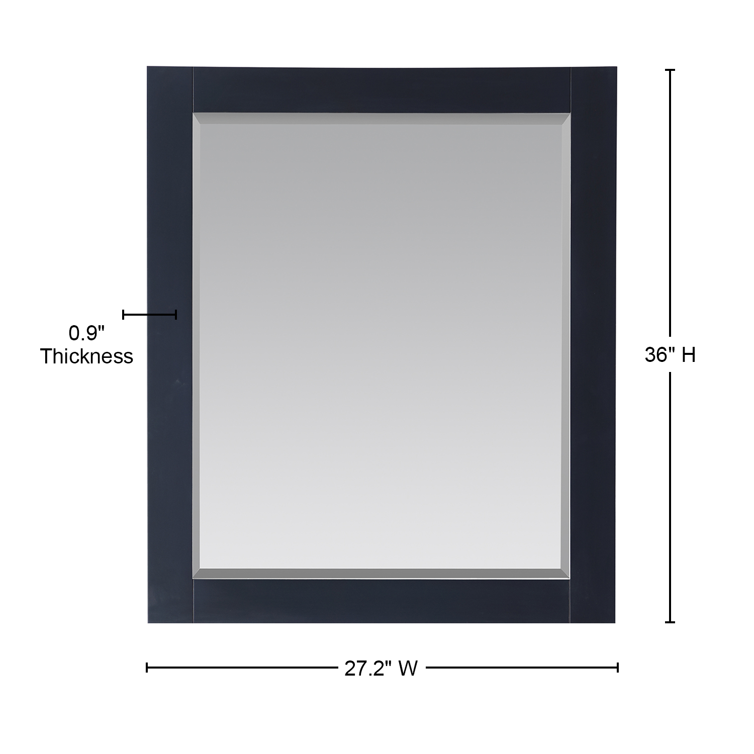 Altair Maribella Wood Framed Vanity Mirror - image 8
