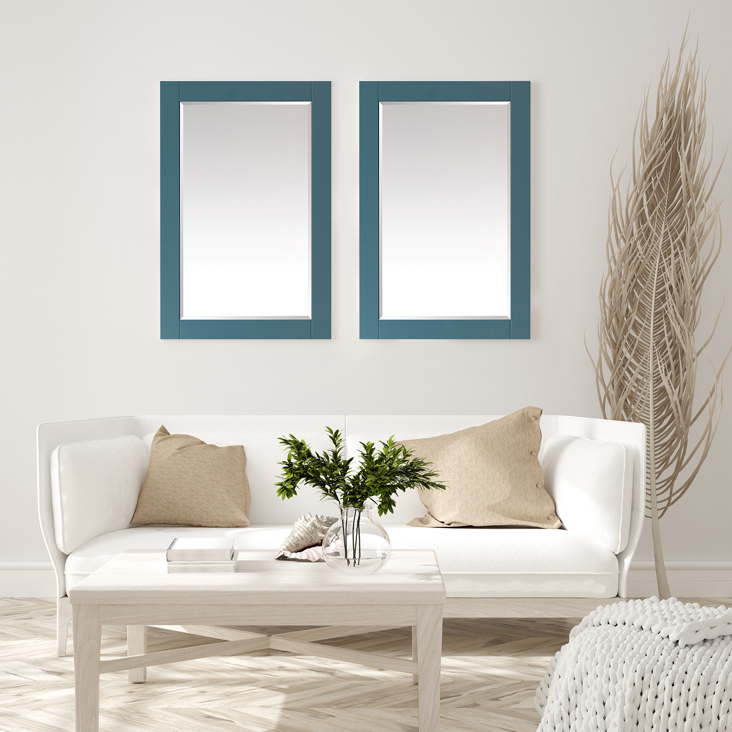 Altair Sutton Wood Framed Vanity Mirror - image 5