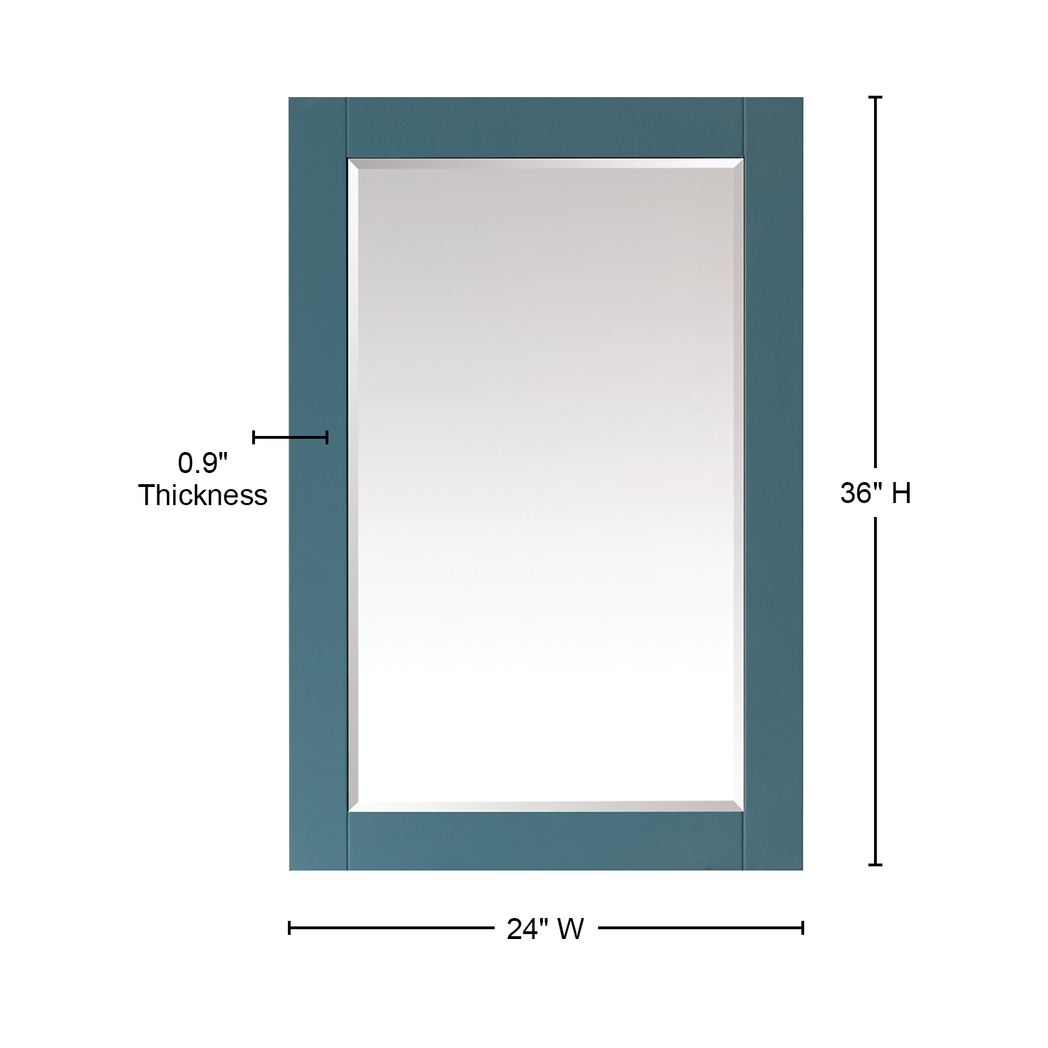 Altair Sutton Wood Framed Vanity Mirror - image 9