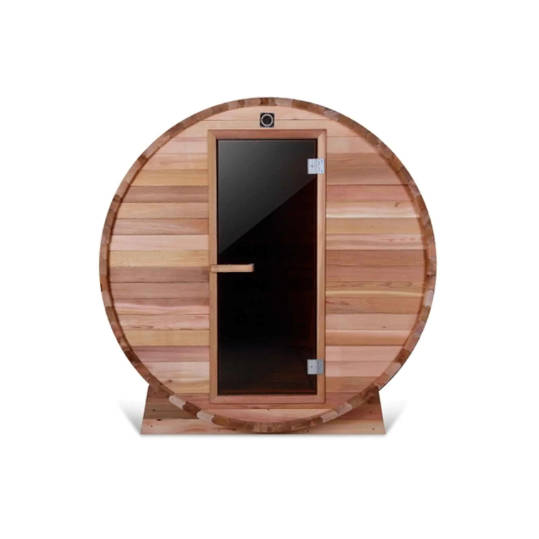 Aleko 4 Person 4.5 kW Red Cedar Outdoor and Indoor Barrel Sauna - image 2