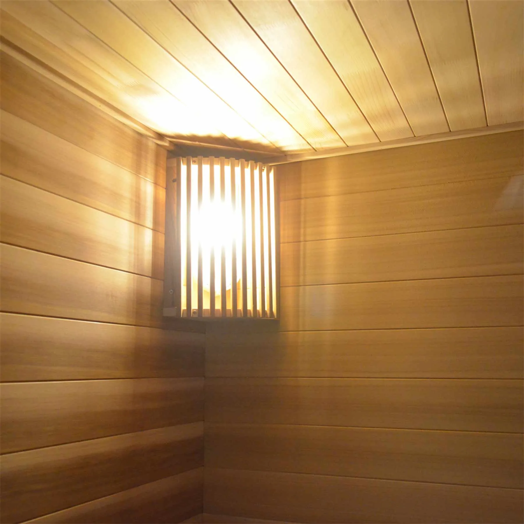 Aleko 5 Person 4.5 kW Cedar Wet Dry Indoor Traditional Sauna - image 3